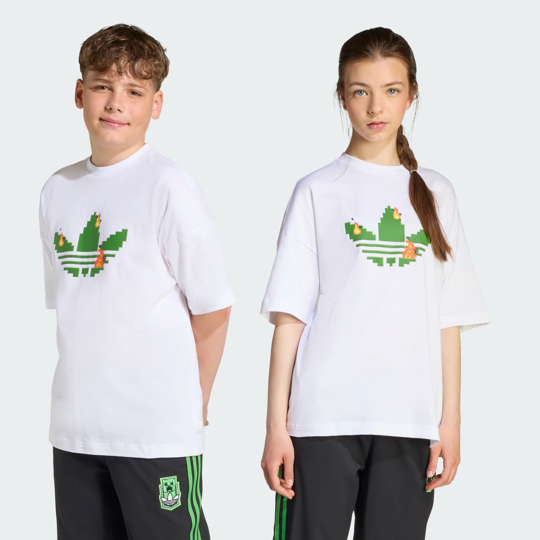 تيشيرت للأطفال adidas x Minecraft