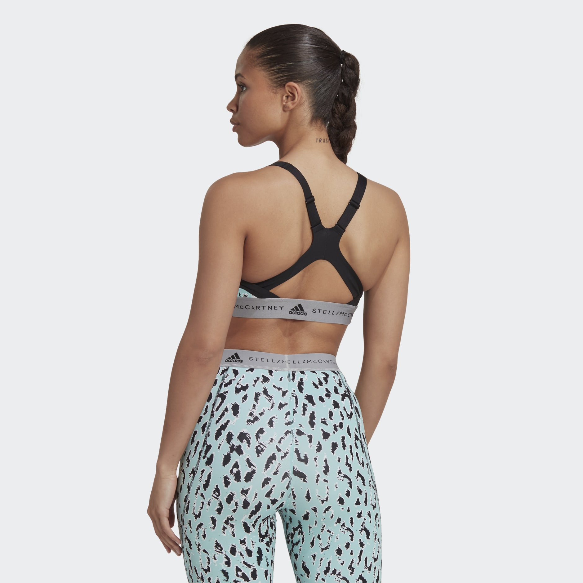ADIDAS BY STELLA MCCARTNEY TRUEPURPOSE MEDIUM SUPPORT PRINTED BRA