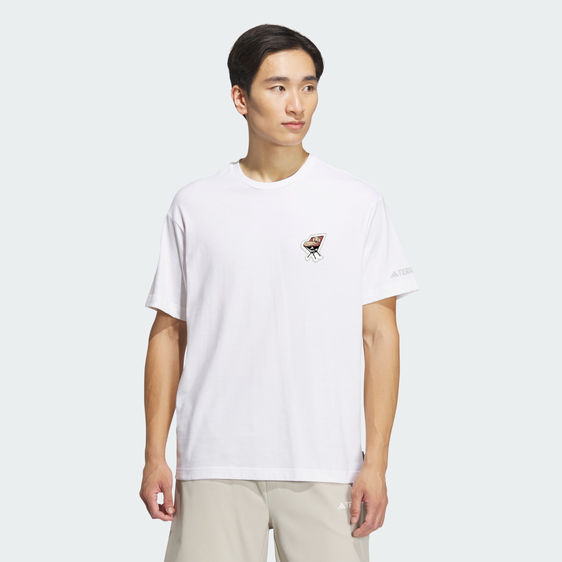 Clothing - Graphic Patch Short Sleeve Polygiene Tee 230 Gsm - White 