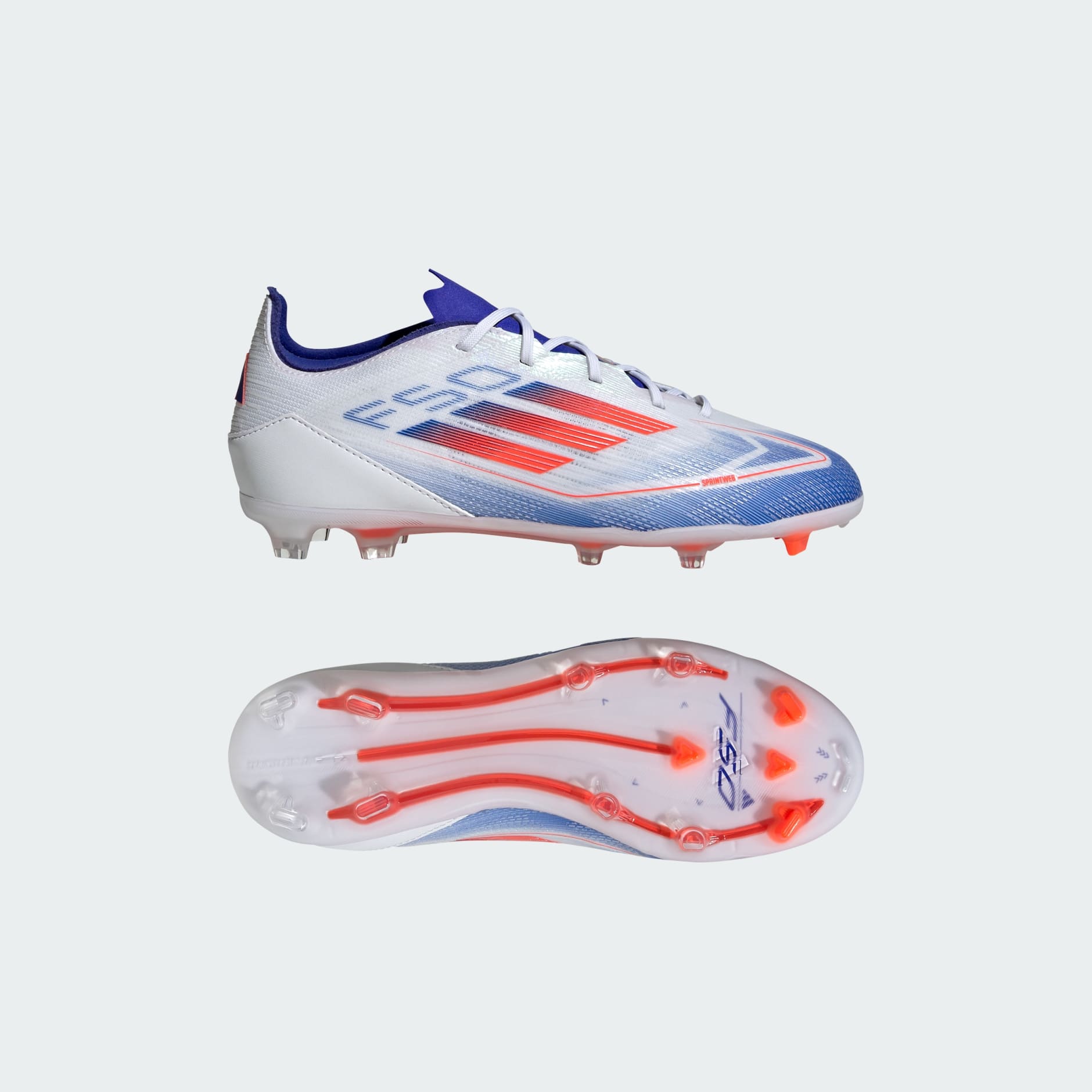 Adidas f50 white and blue hotsell