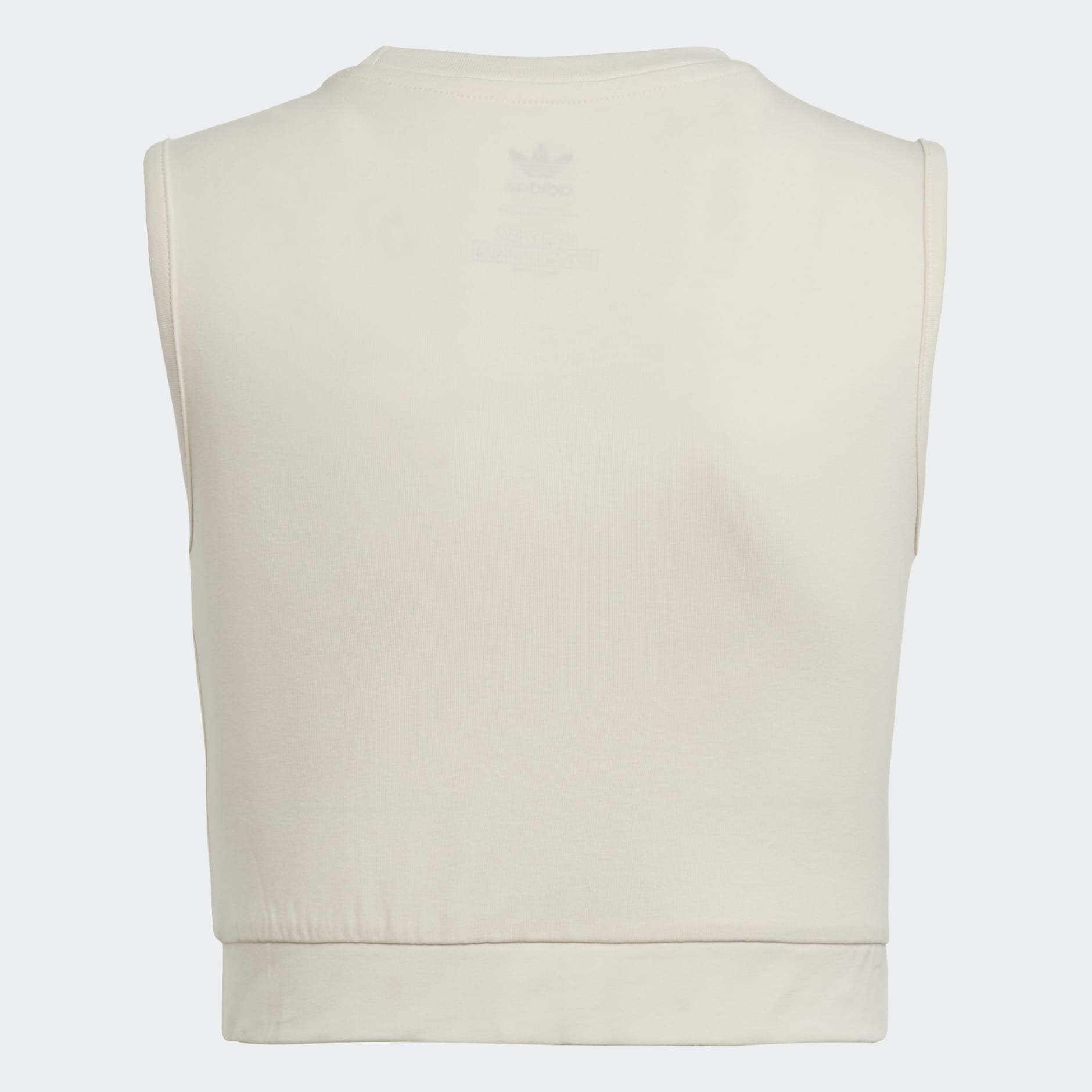 Adidas crop best sale tank white