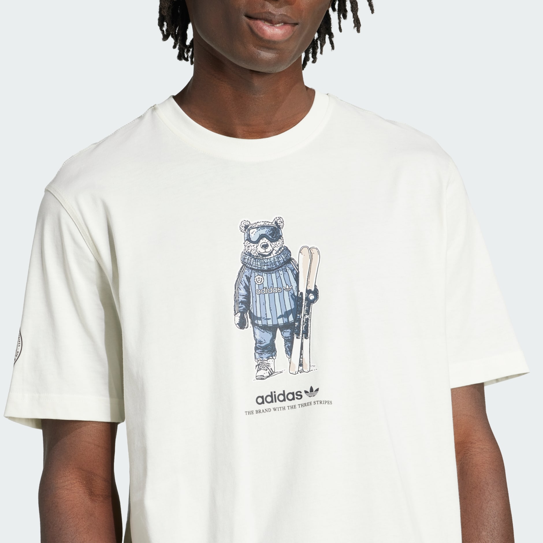 Winter Sports Ski Bear Graphic Tee
