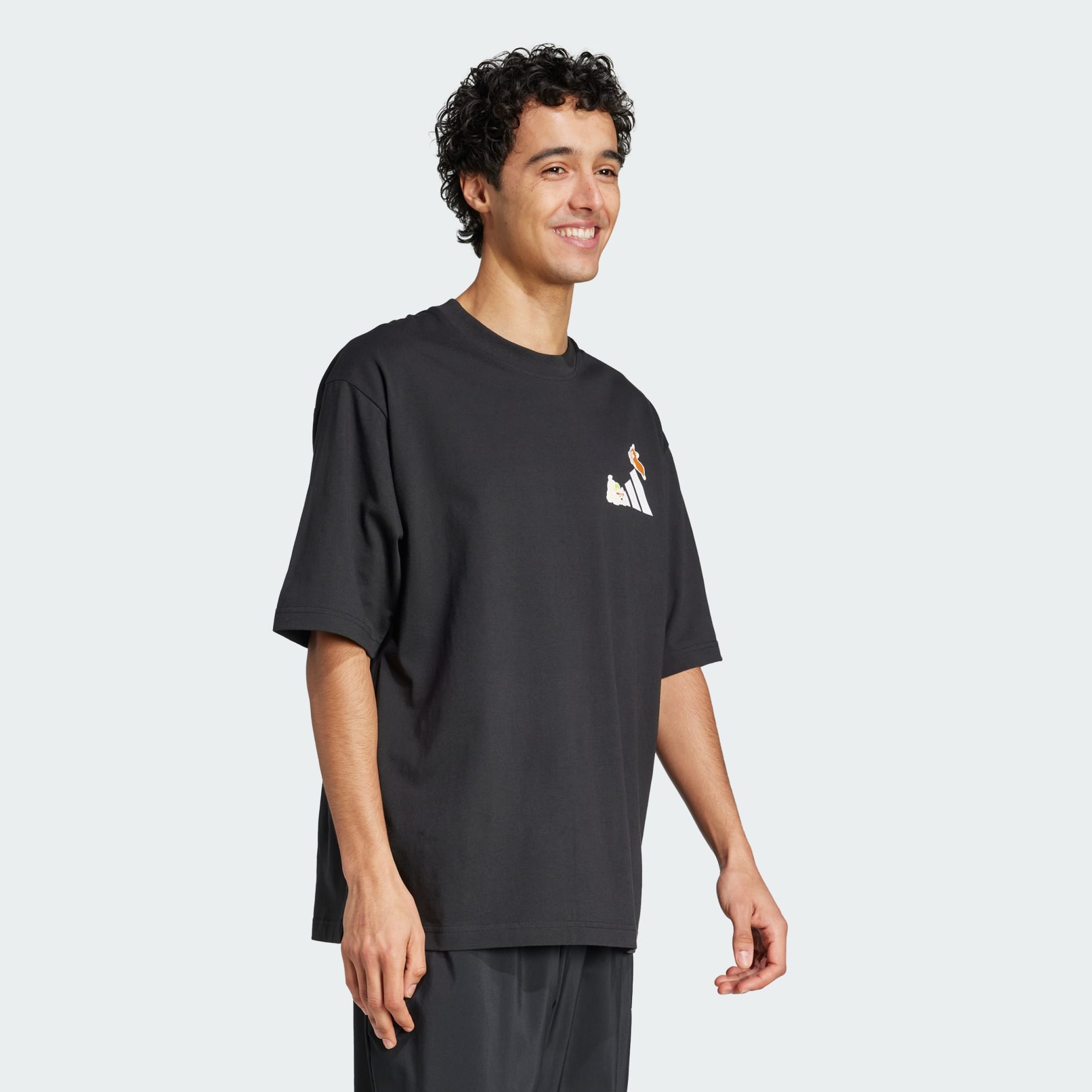Tシャツ・カットソー adidas Dog Plain Tee Gender Neutral JD2831 adidas Dogplane T-Shirt - black (legink/white)