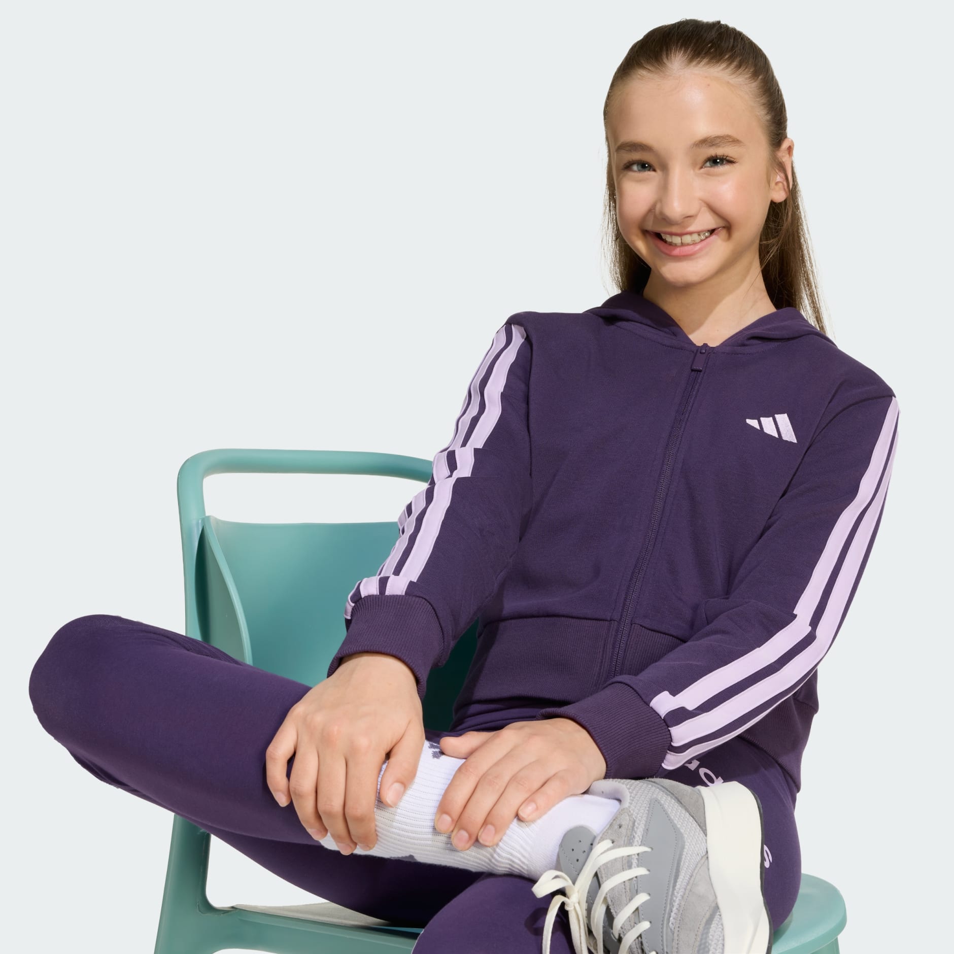 Dječja majica s kapuljačom i patentnim zatvaračem cijelom duljinom Essentials