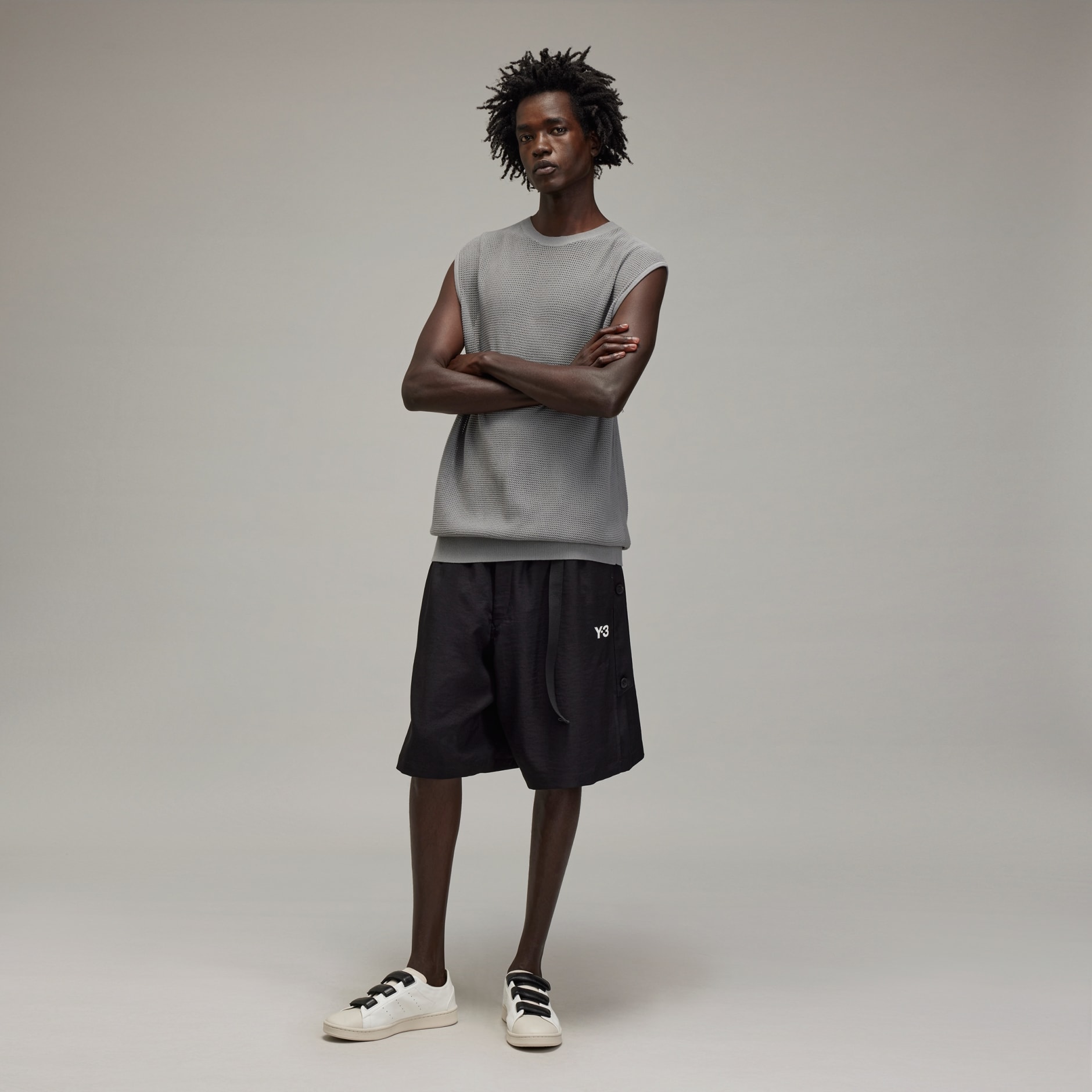 Y-3 Sport Uniform 3-Stripes Shorts - Black | adidas Hong Kong
