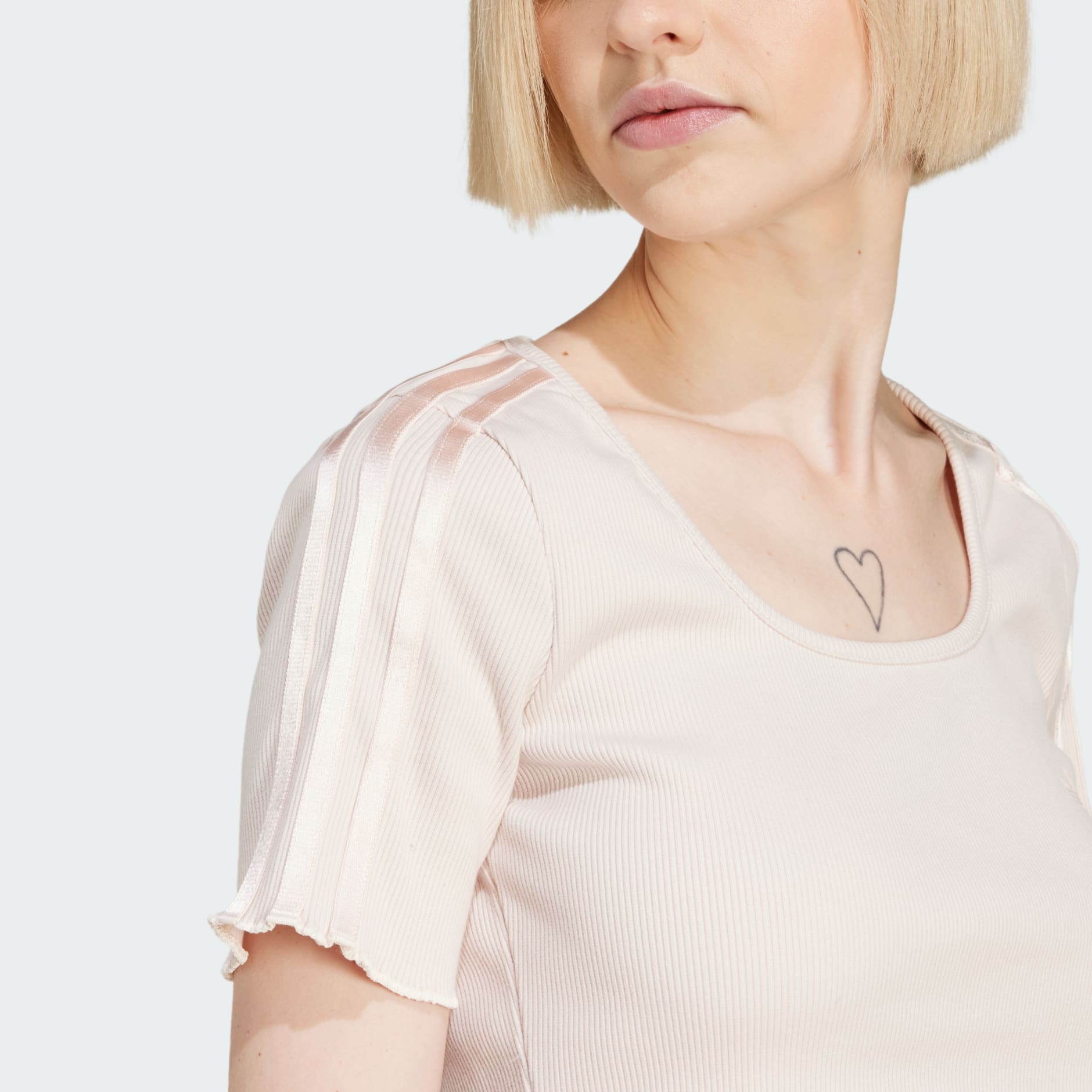 ★ adidas★ Baby Crop Tee Pink Beige JN3014 adidas Baby Tee - Pink | adidas TZ