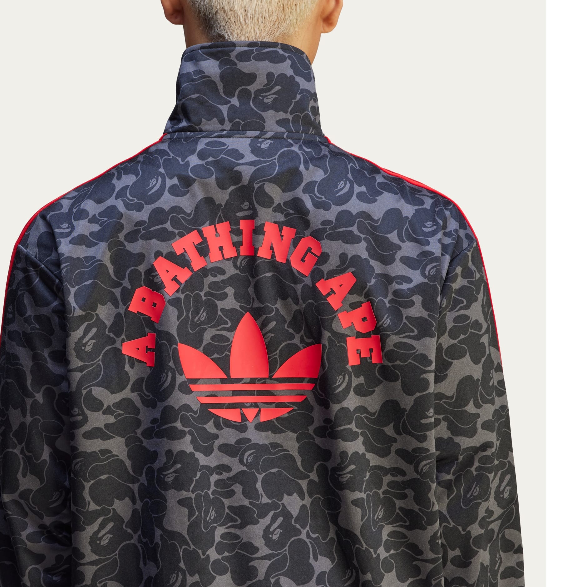 adidas BAPE Firebird Track Top - Black | Free Shipping with
