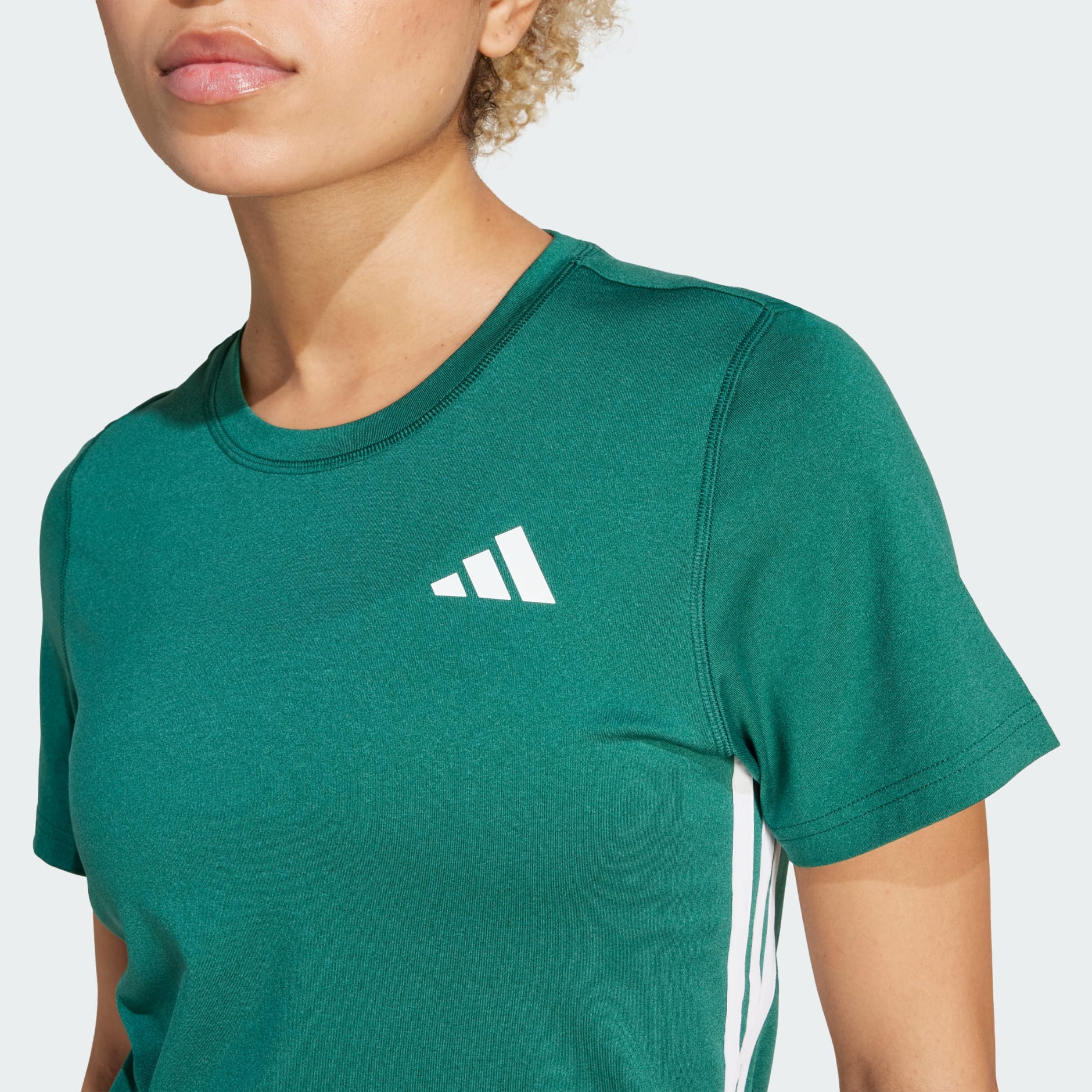 Train Essentials 3-Stripes Workout Tee