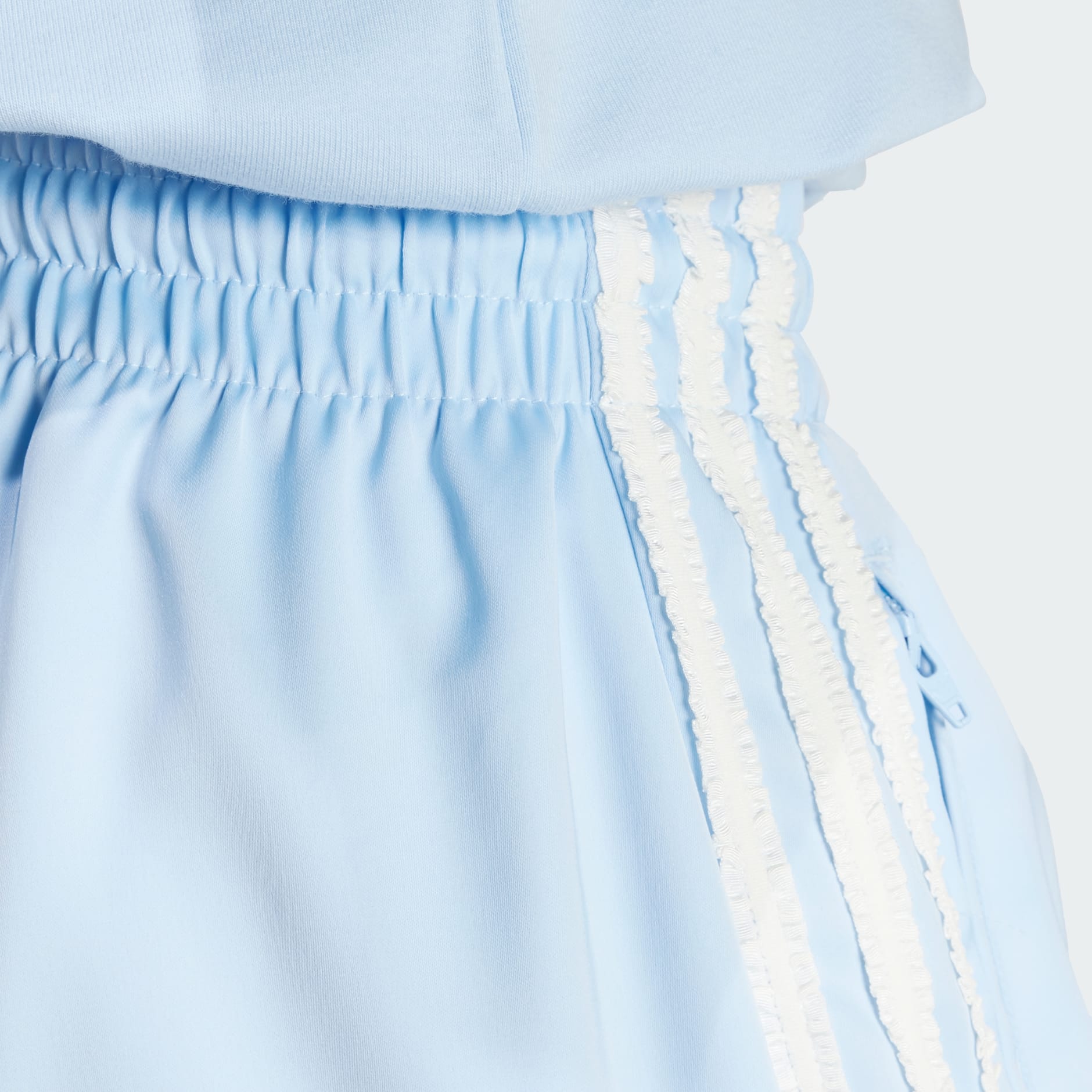 adidas Originals Satin Wide Leg Pants Ruffle 3-Stripes
