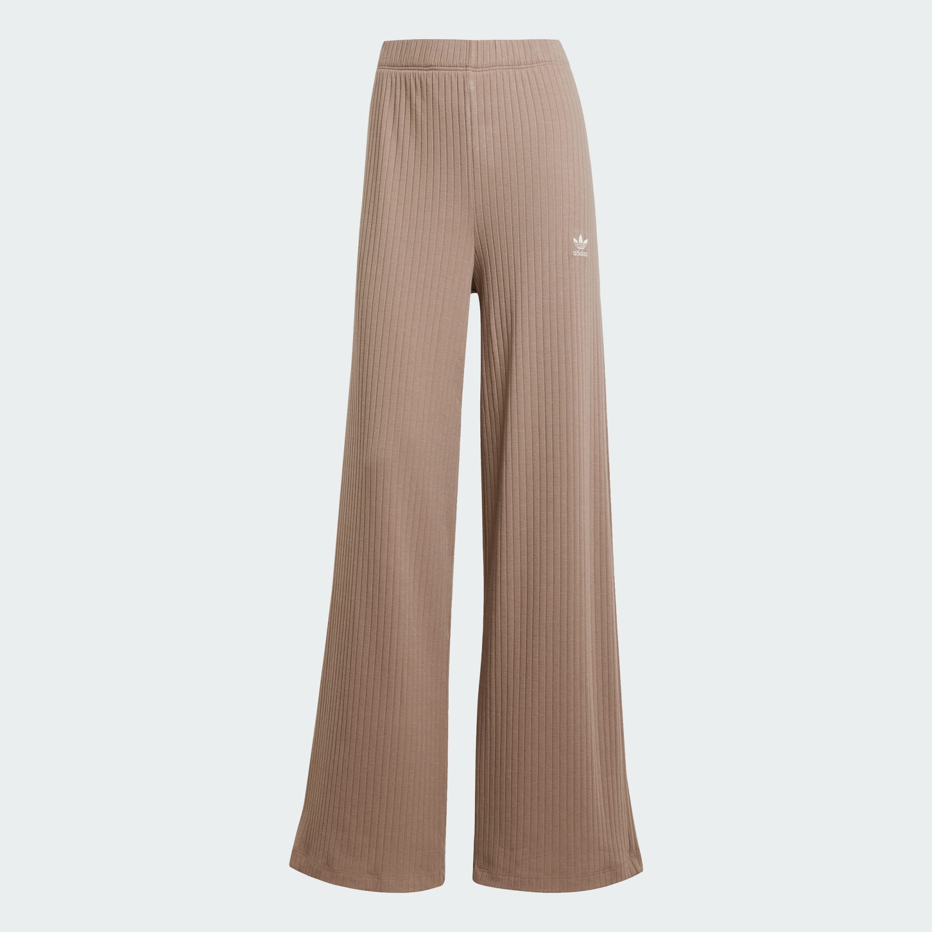 adidas Essentials Wide Rib Pants - Brown | adidas KE