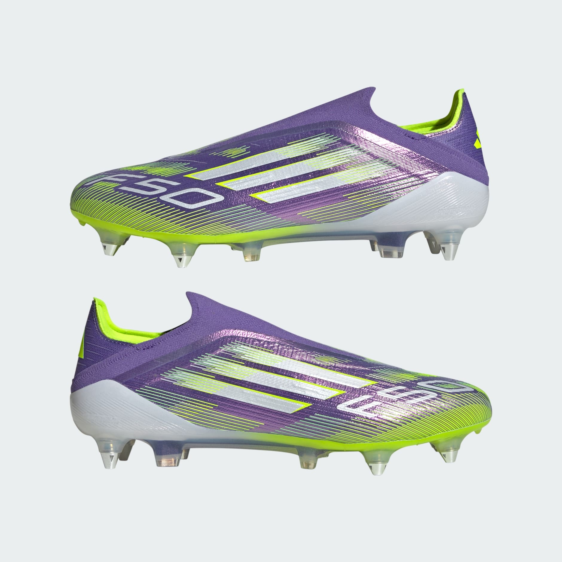 Ghete F50 Elite fără șireturi, pentru teren moale