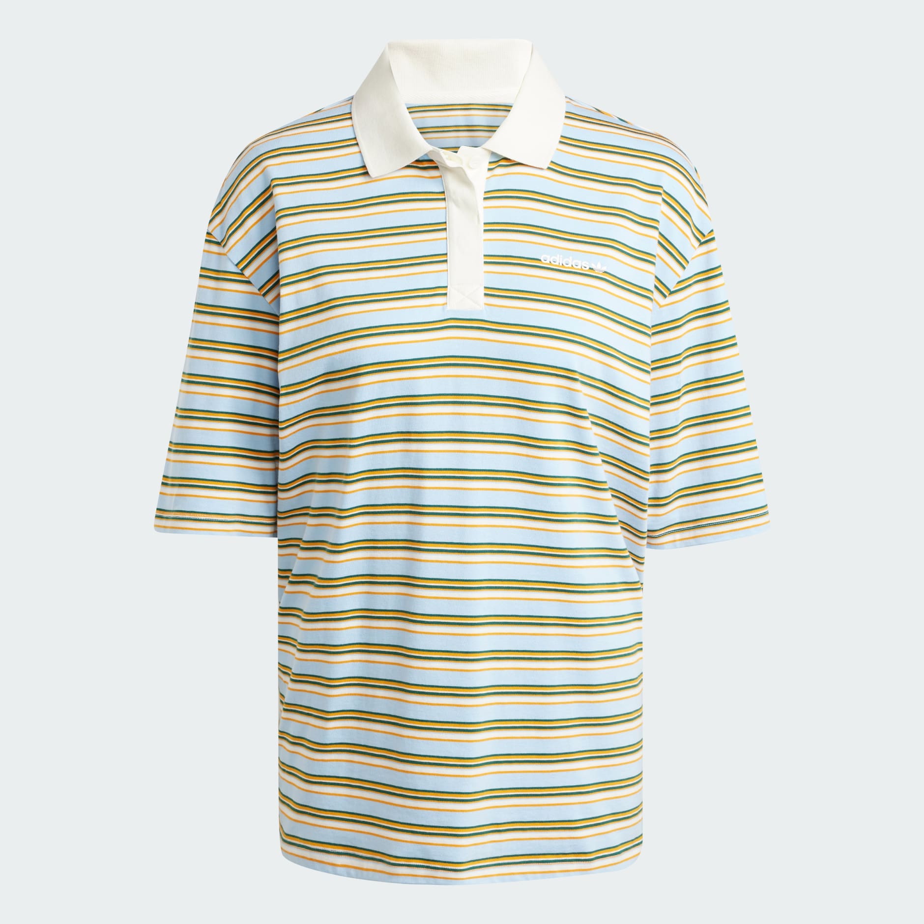 Adidas striped polo hotsell