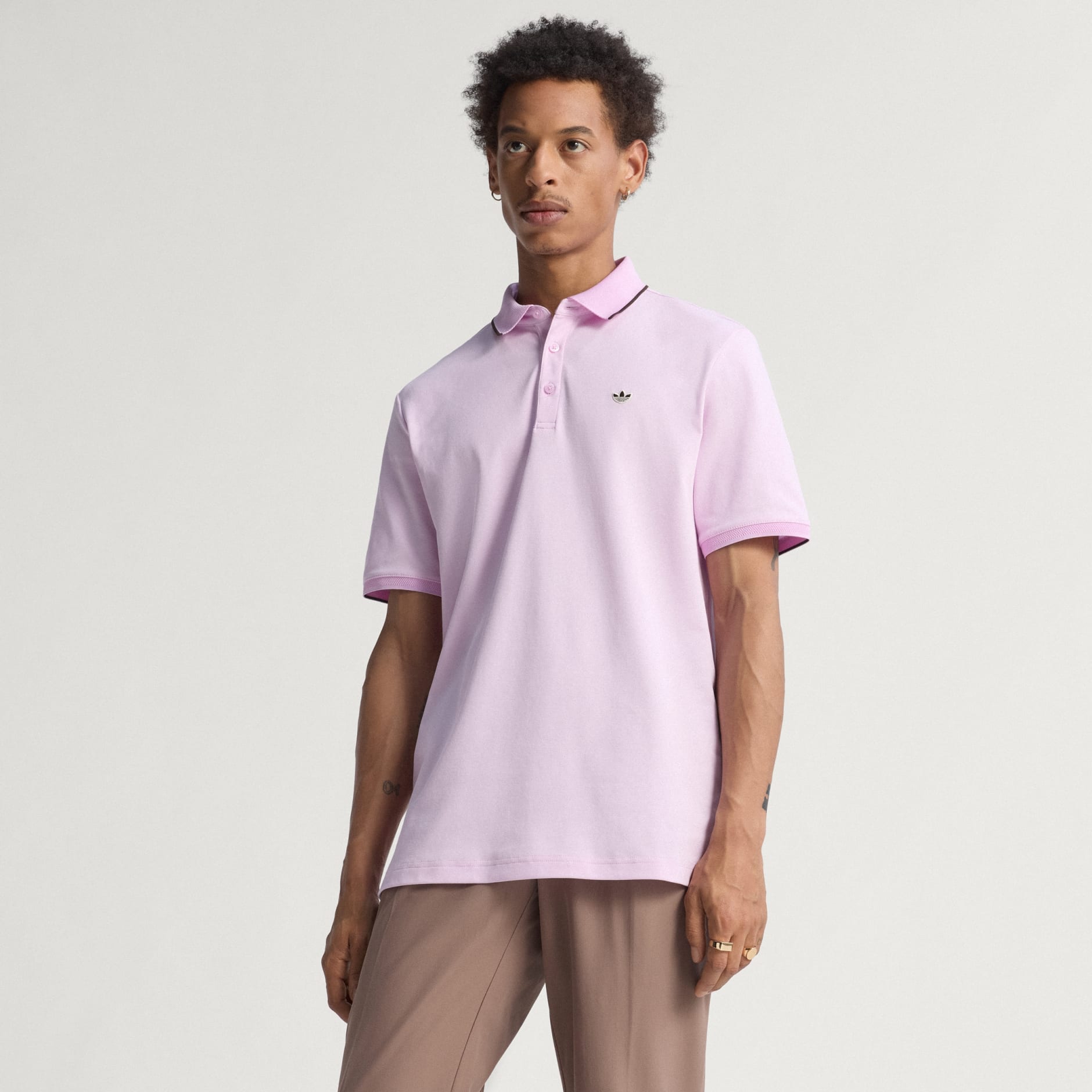 Tricou polo Originals Twistknit Trefoil