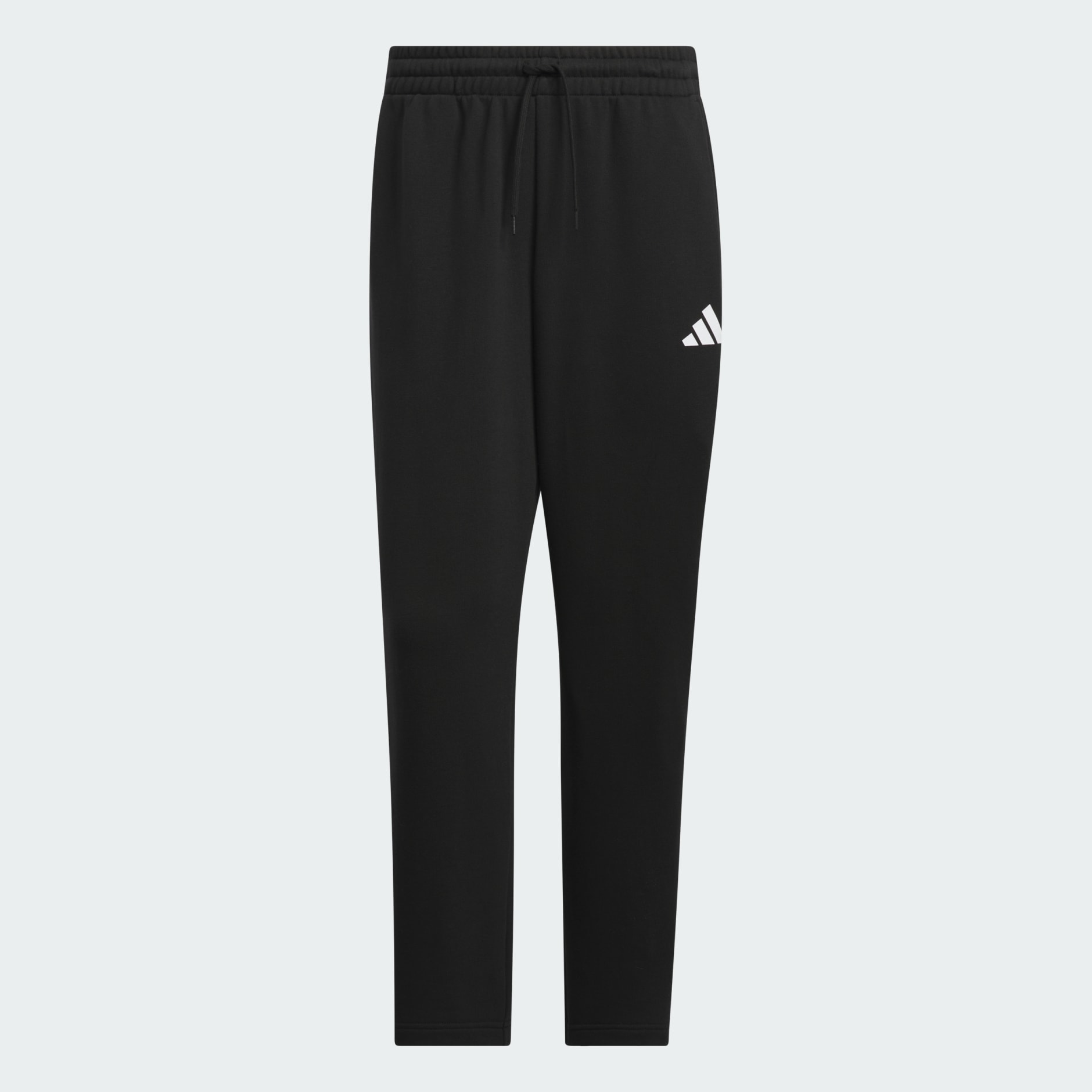 Small Logo French Terry Open Hem Pants