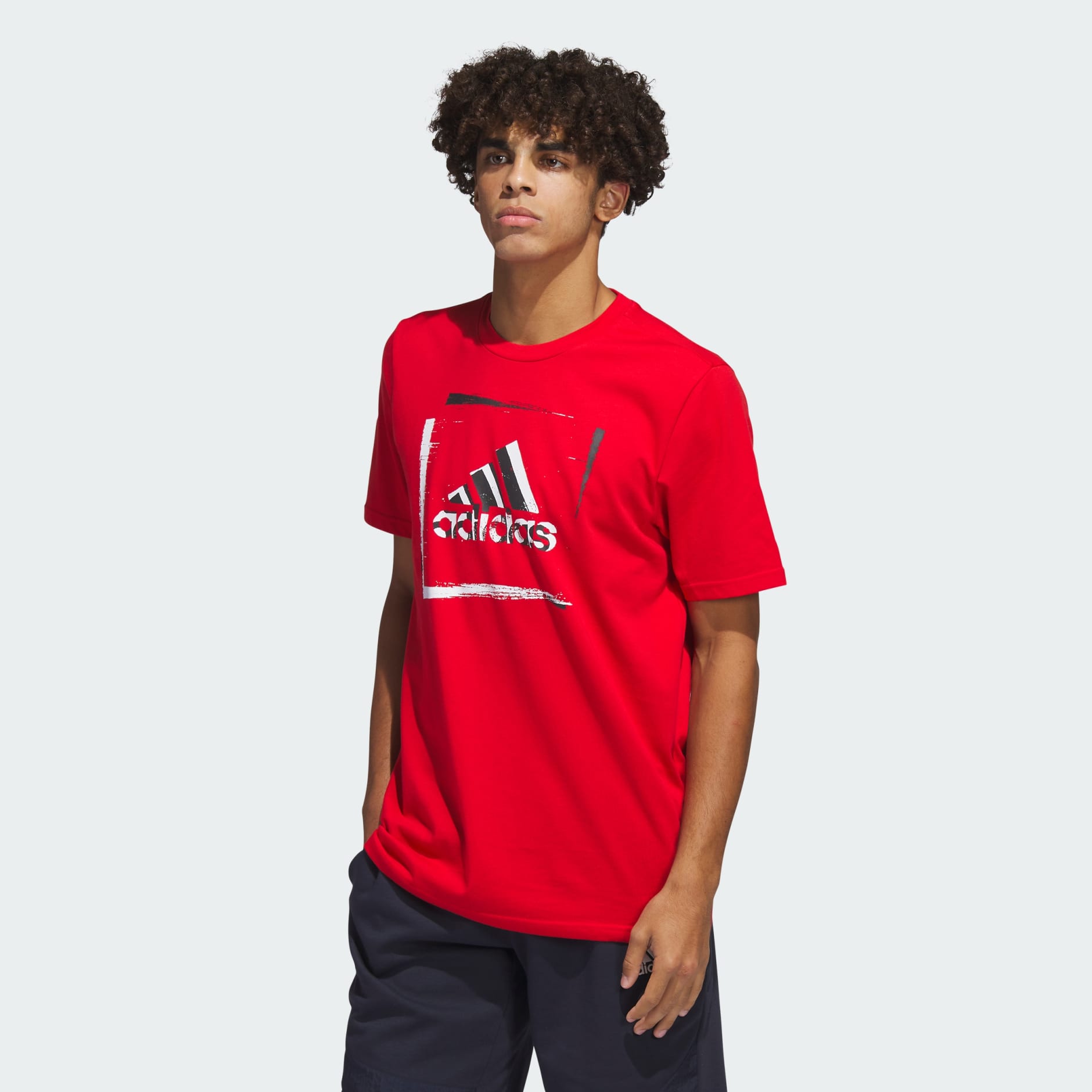 تيشيرت Two-Tone Stencil Short Sleeve Graphic