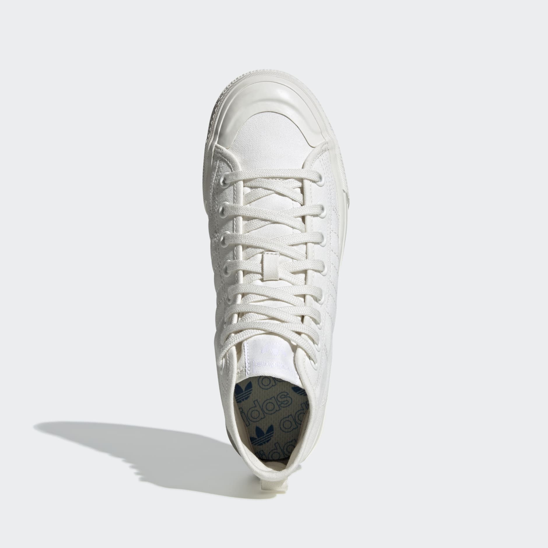Nizza RF Hi Shoes - White | adidas OM