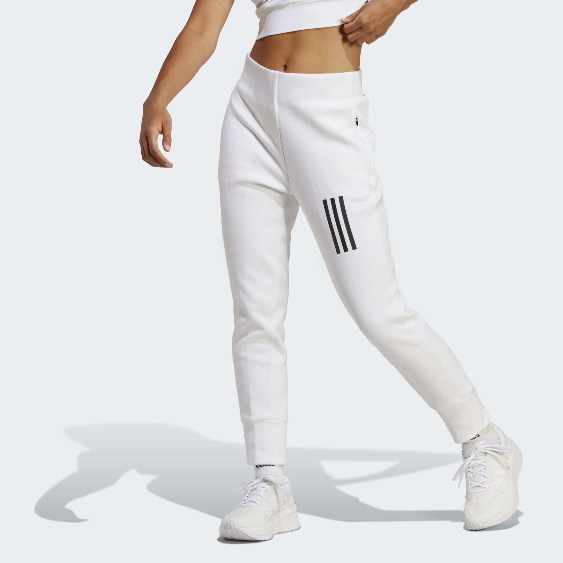 adidas Mission Victory High-Waist 7/8 Pants - White | BH