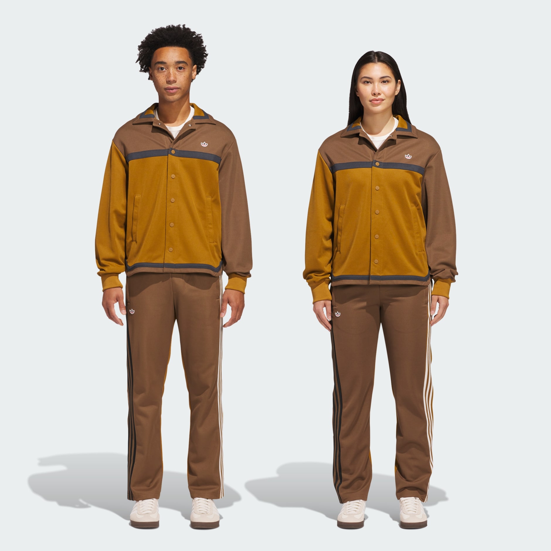 adidas Originals(アディダスオリジナルス) CLOT Edison Chen Adibreak Pants メンズ JPN：M 【中古】【ブランド古着バズストア】 Clot Adibreak Pants by Edison Chen (Gender Neutral) - Brown