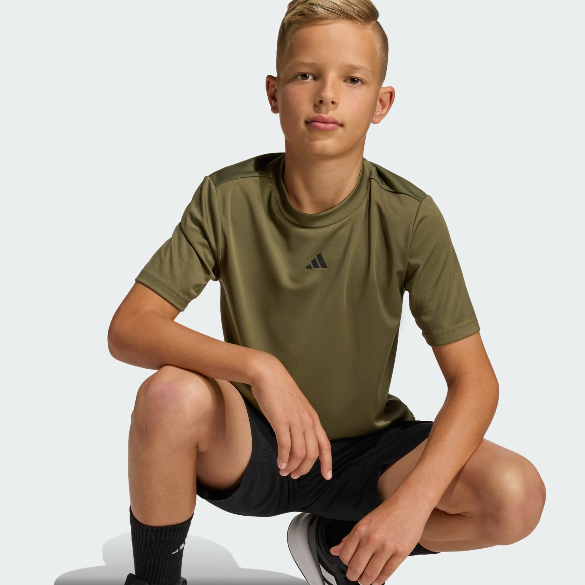 Tricou pentru copii Train Essentials Logo, croială clasică