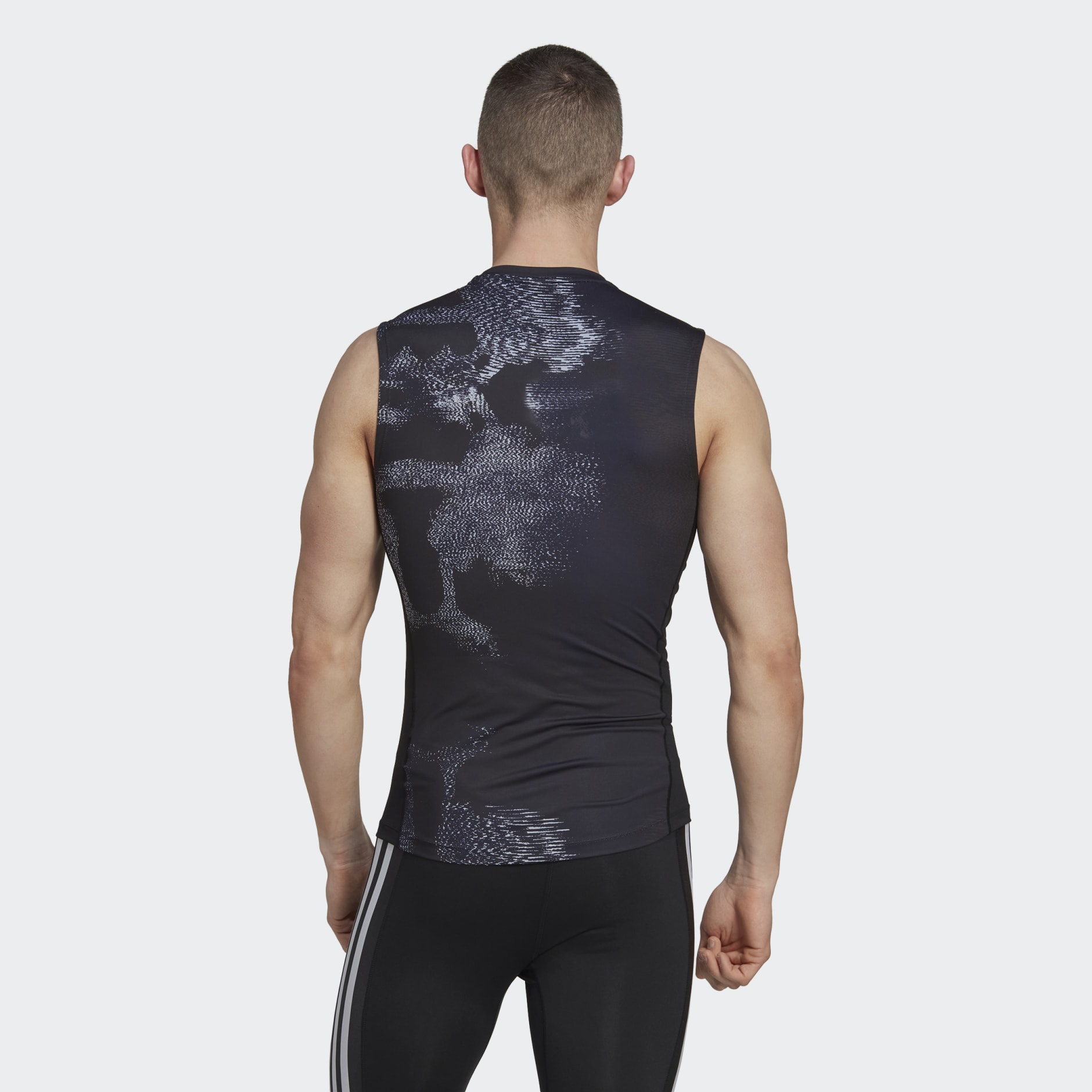 Techfit Allover Print Training Sleeveless Tee
