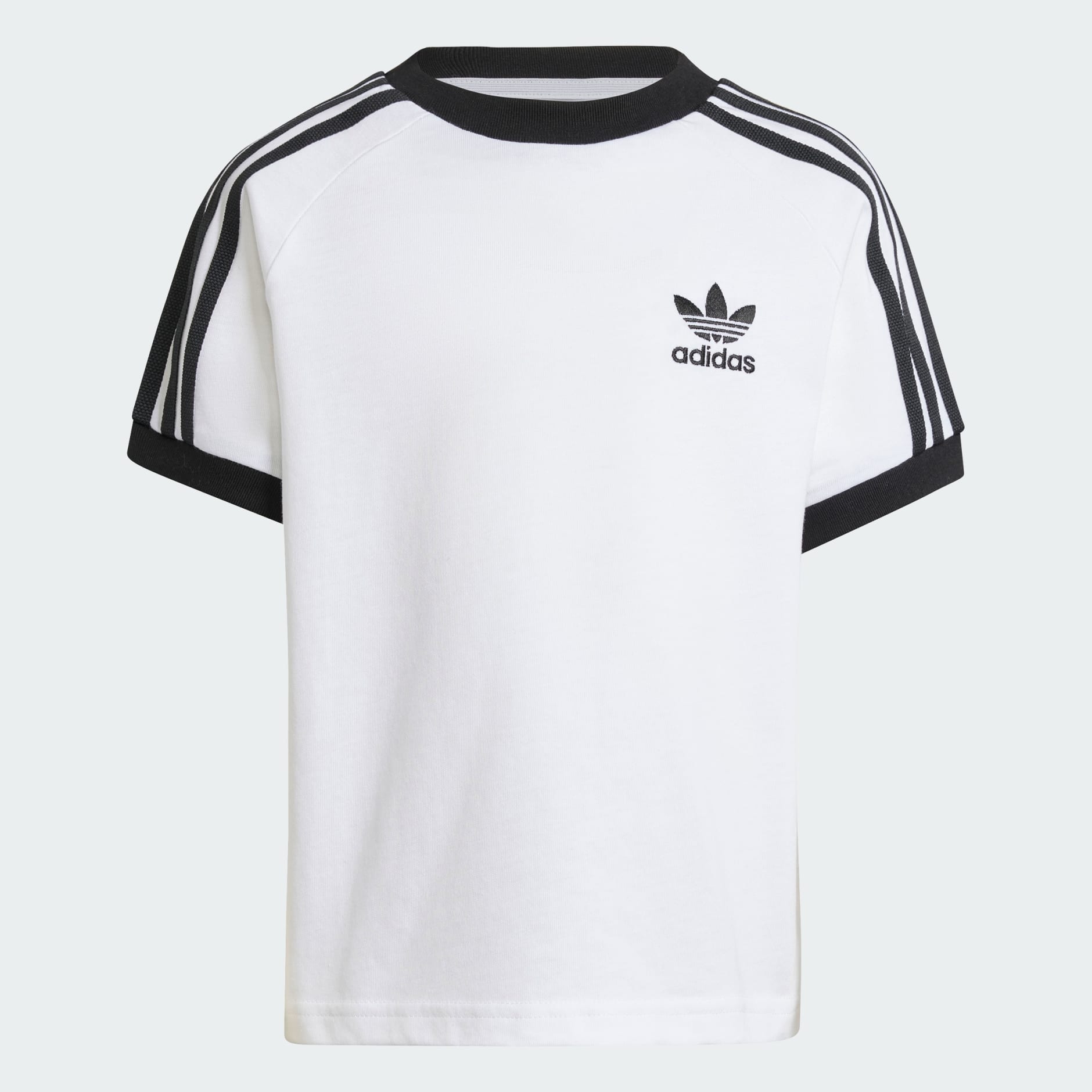 Tシャツ・カットソー adidas Adicolor Trefoil T-Shirt Kids White JE0517 Kids Clothing - Adicolor Trefoil Tee Kids - White | adidas Oman