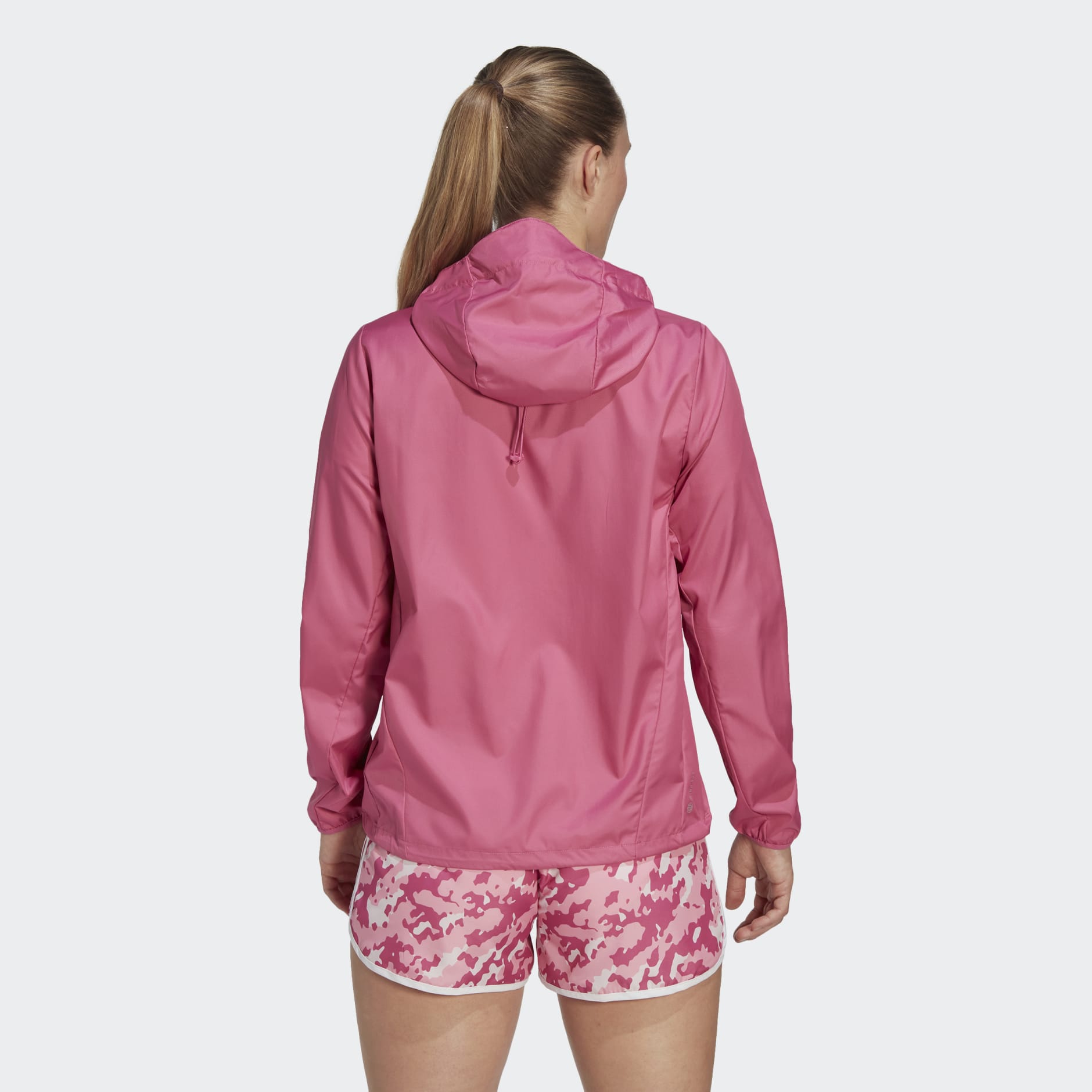 Own the Run Hooded Running Windbreaker