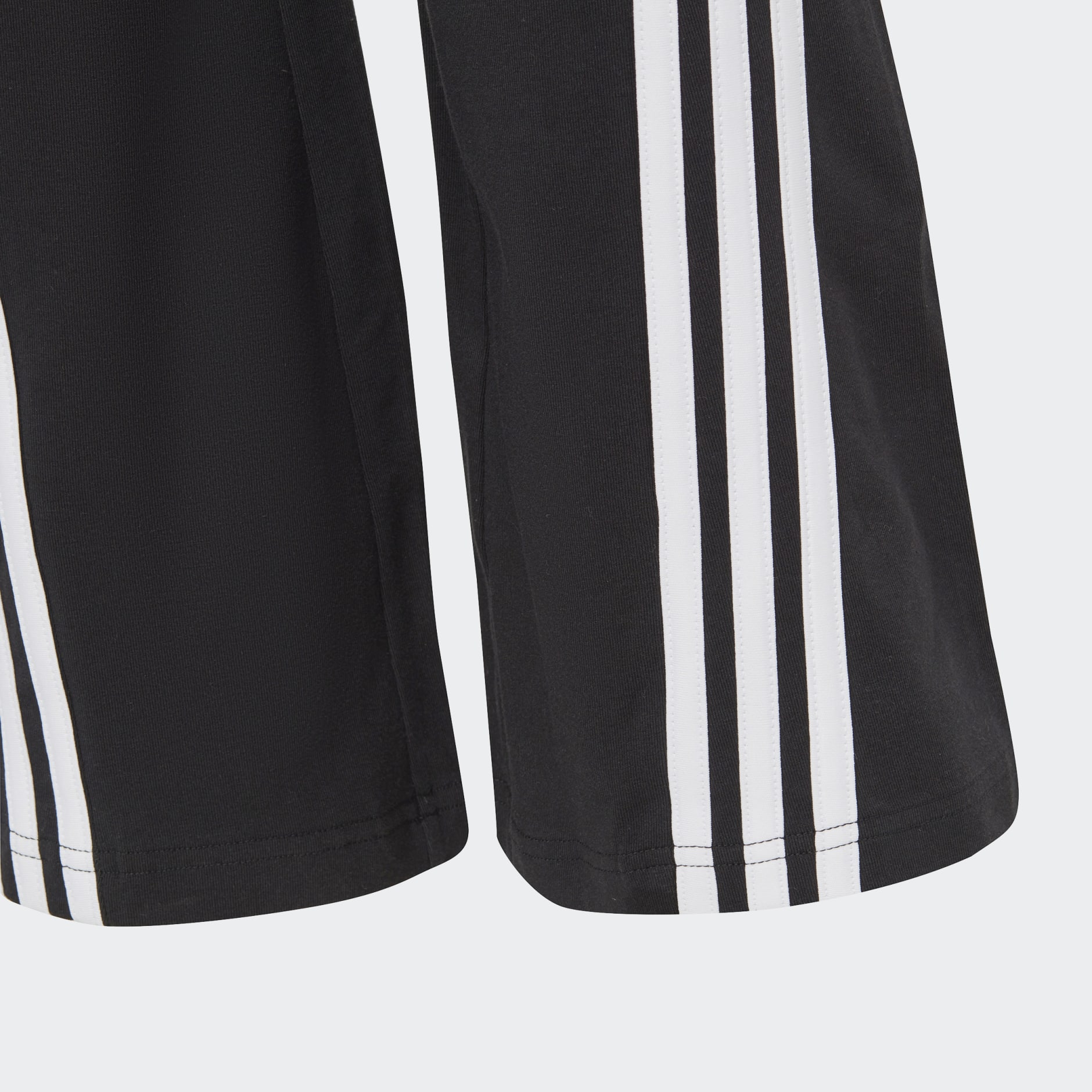 adidas Future Icons 3-Stripes Cotton Flared Tights - Black | adidas BH
