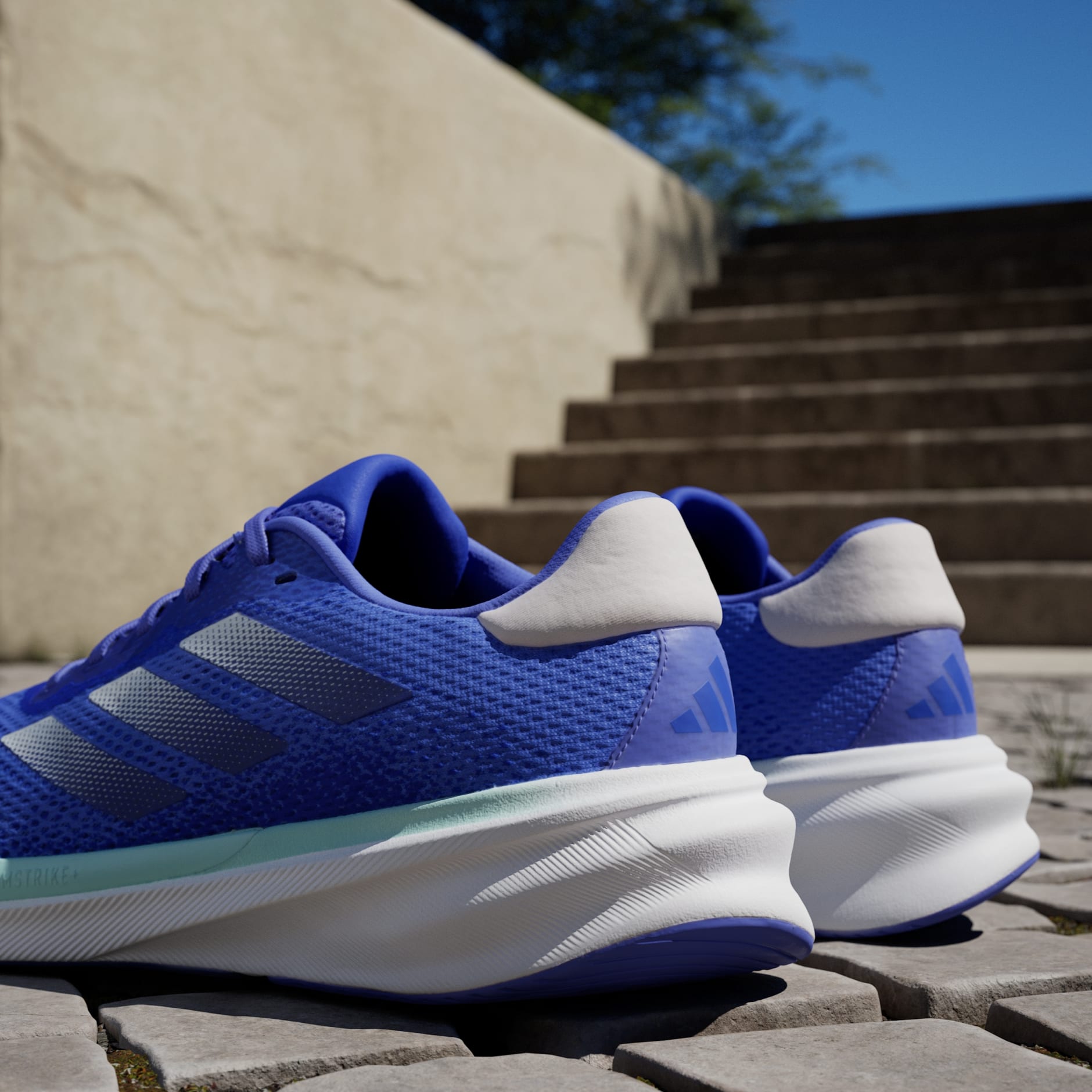 Men s Shoes Supernova Stride Running Shoes Blue adidas Saudi Arabia