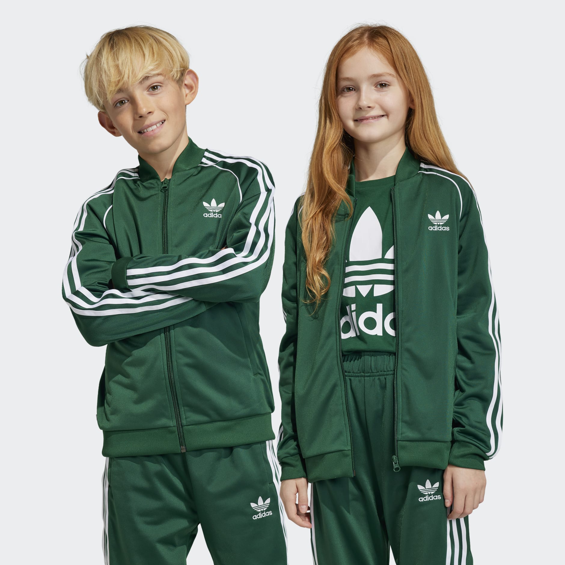 Kids Clothing - Adicolor SST Track Jacket - Green | adidas Egypt