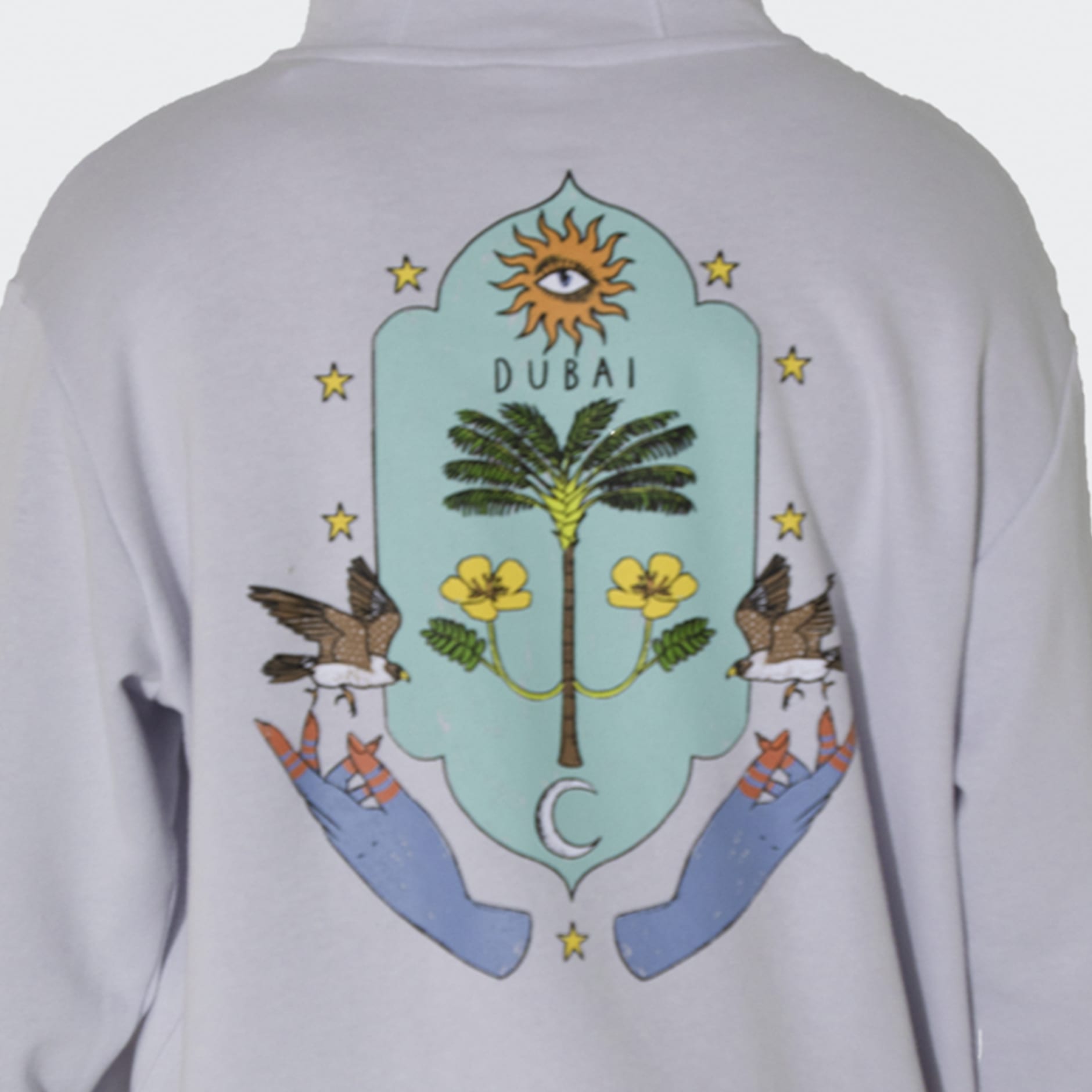 ADIDAS DUBAI NOURIE FLAYHAN GRAPHIC HOODIE
