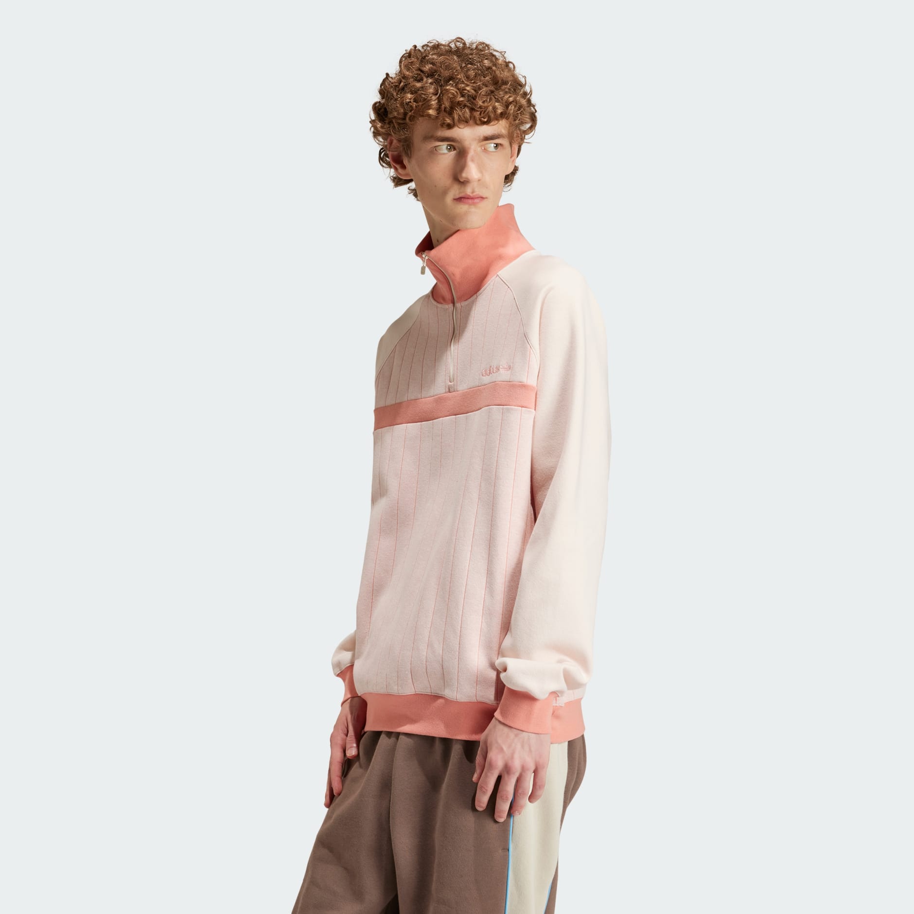 adidas Premium 1/2 Zip Track Top - White | adidas Hong Kong