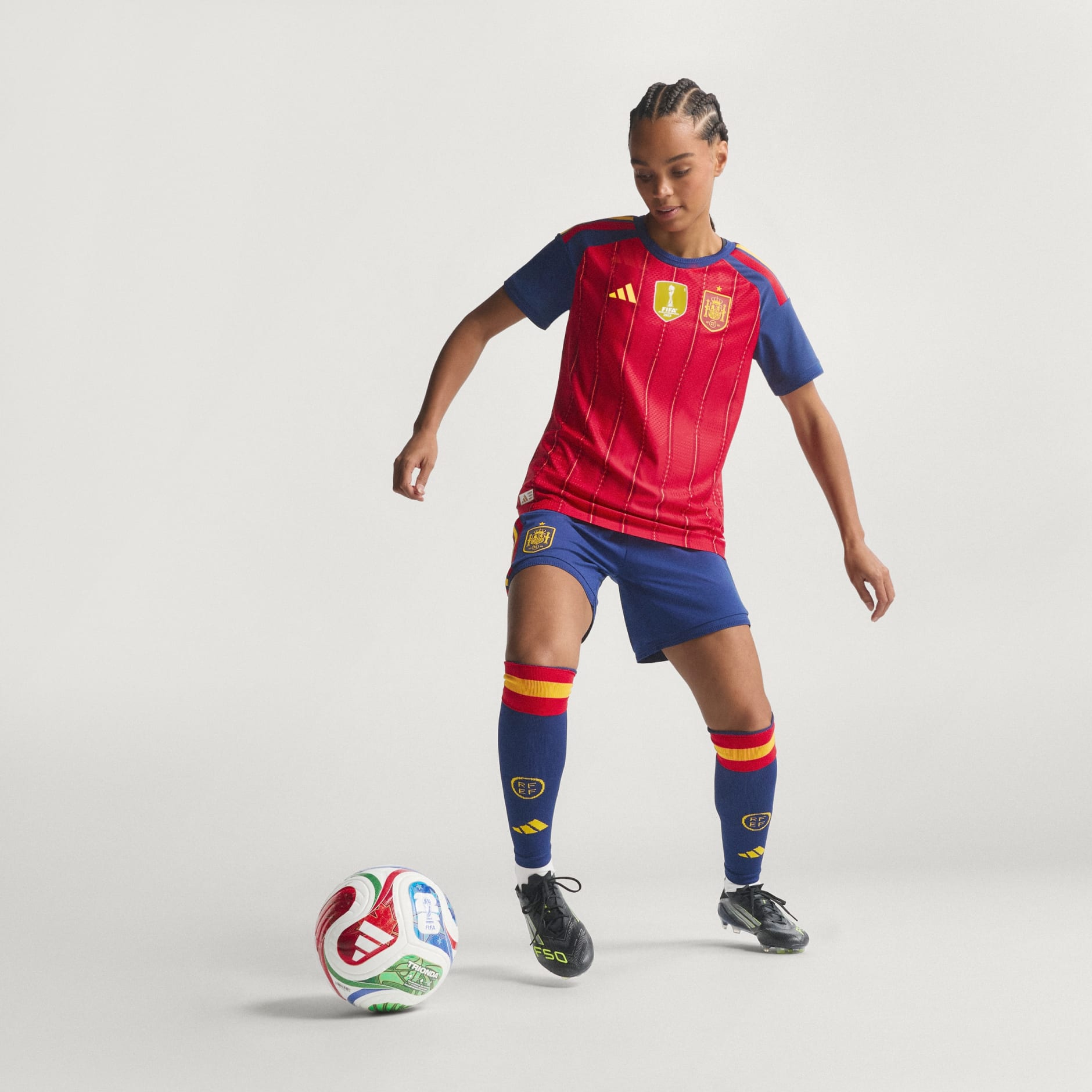 Tricou Spania 26 authentic pentru meciuri &icirc;n deplasare