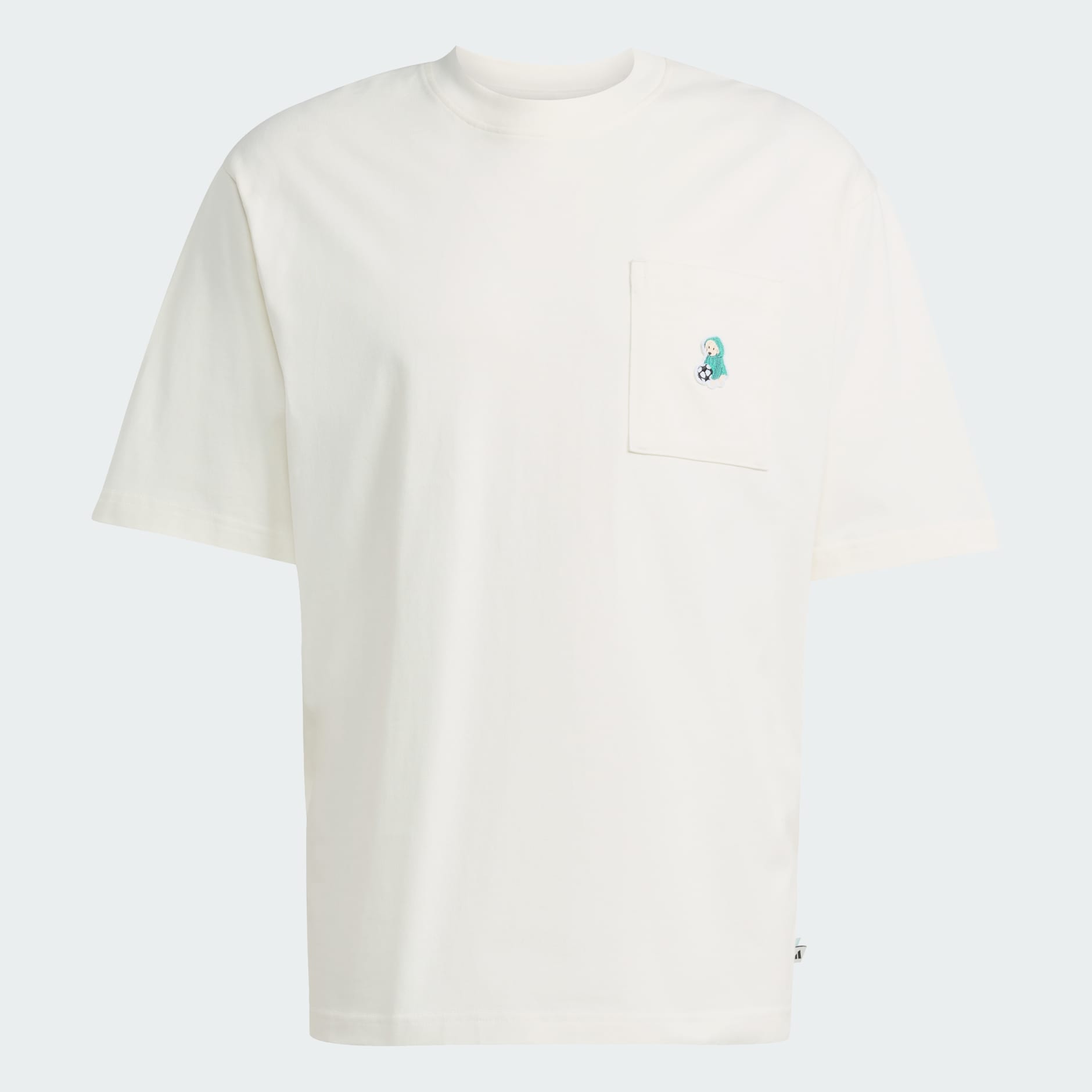 Dog Soccer Patch Pocket Graphic Tee