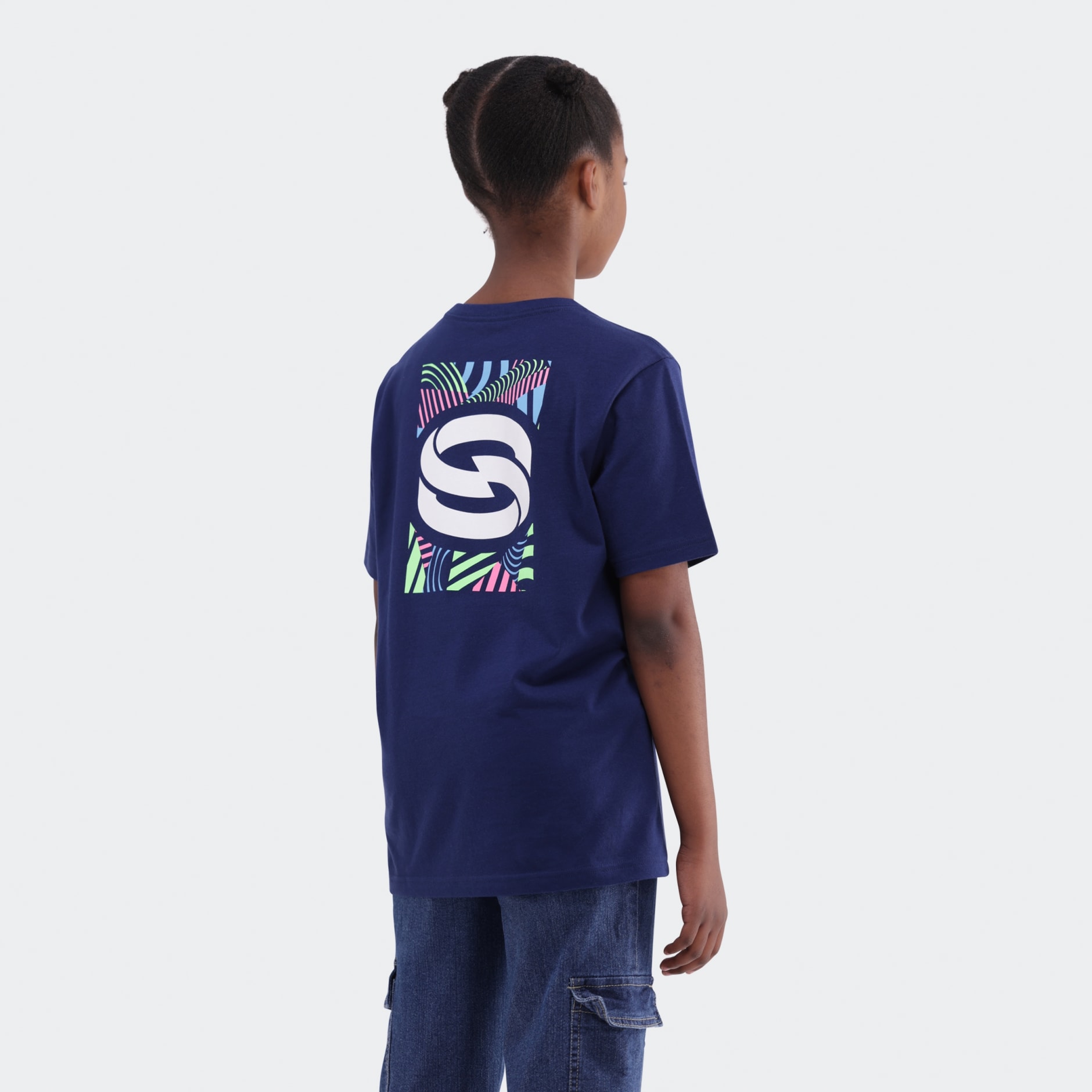 DHL Stormers Junior Graphic Tee Dark Blue
