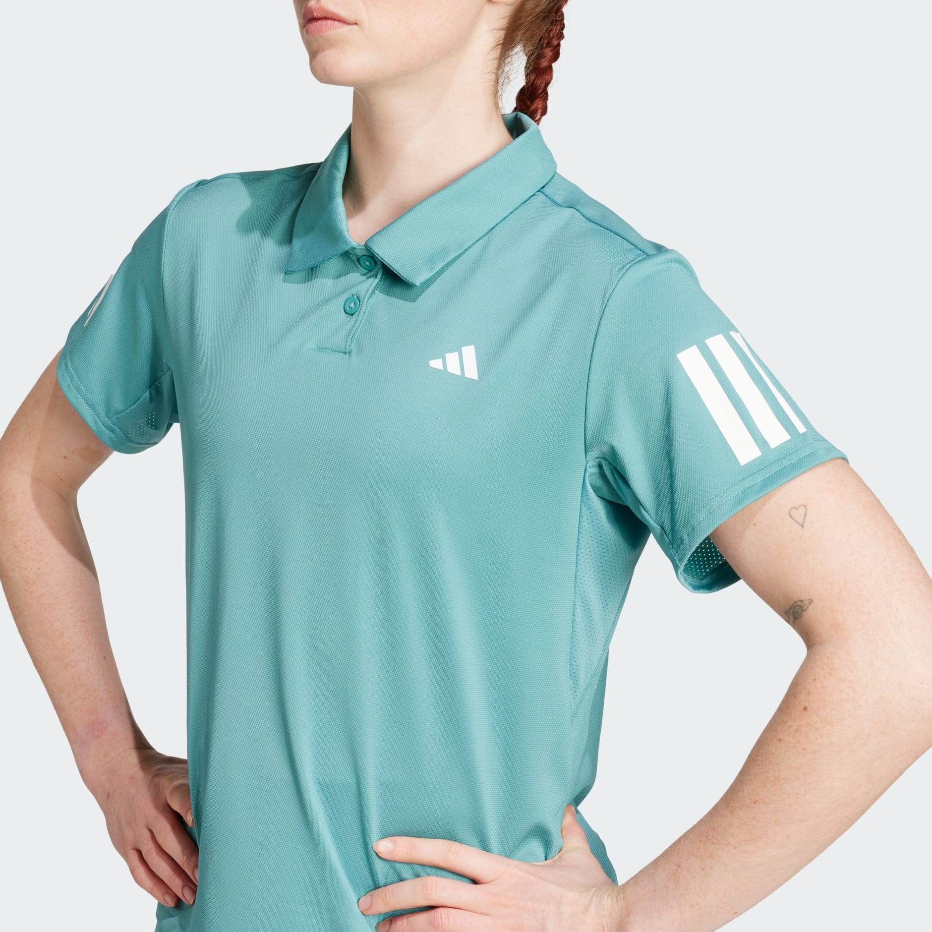 Club Tennis Climacool 3-Stripes Polo Shirt