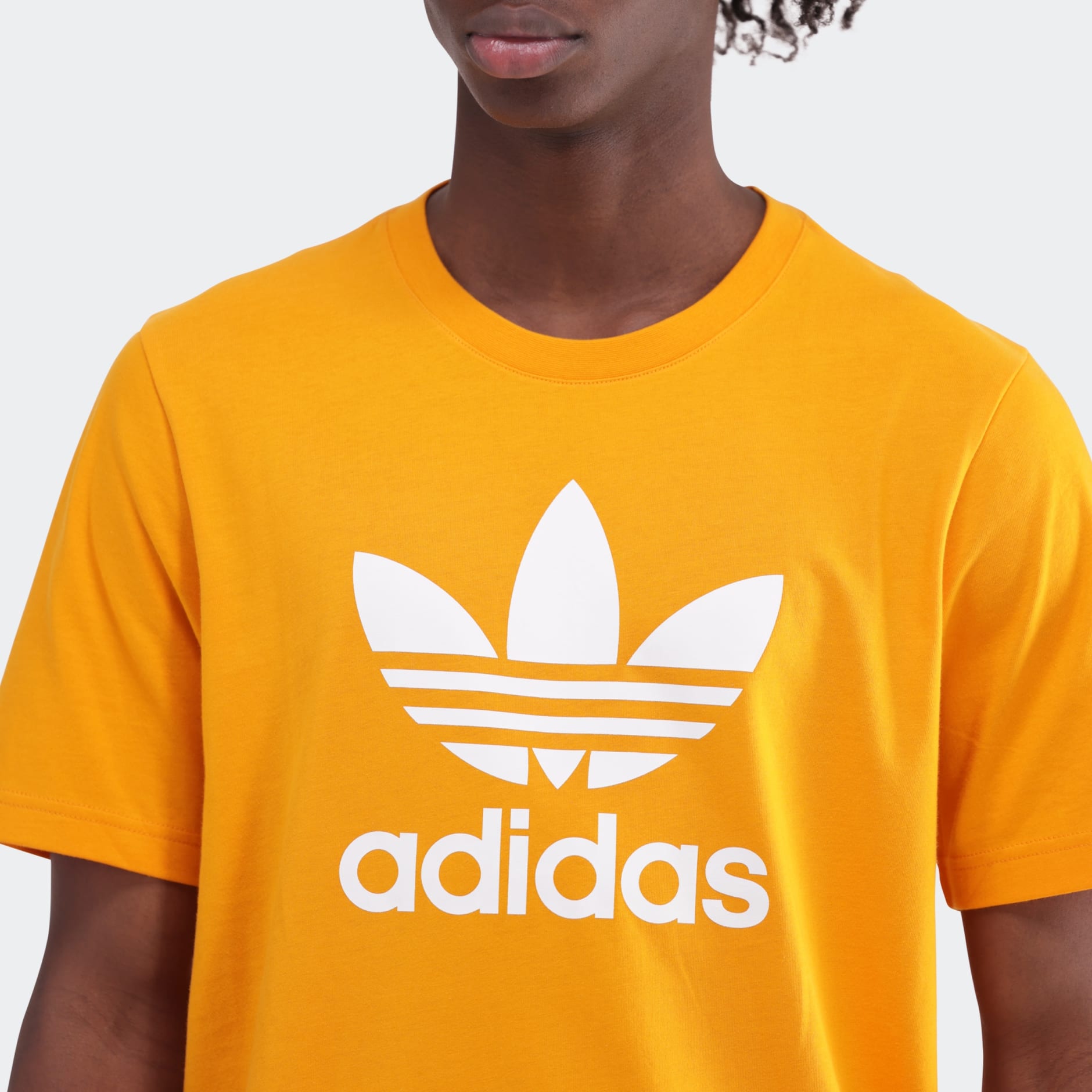 Adidas tshirt orange on sale