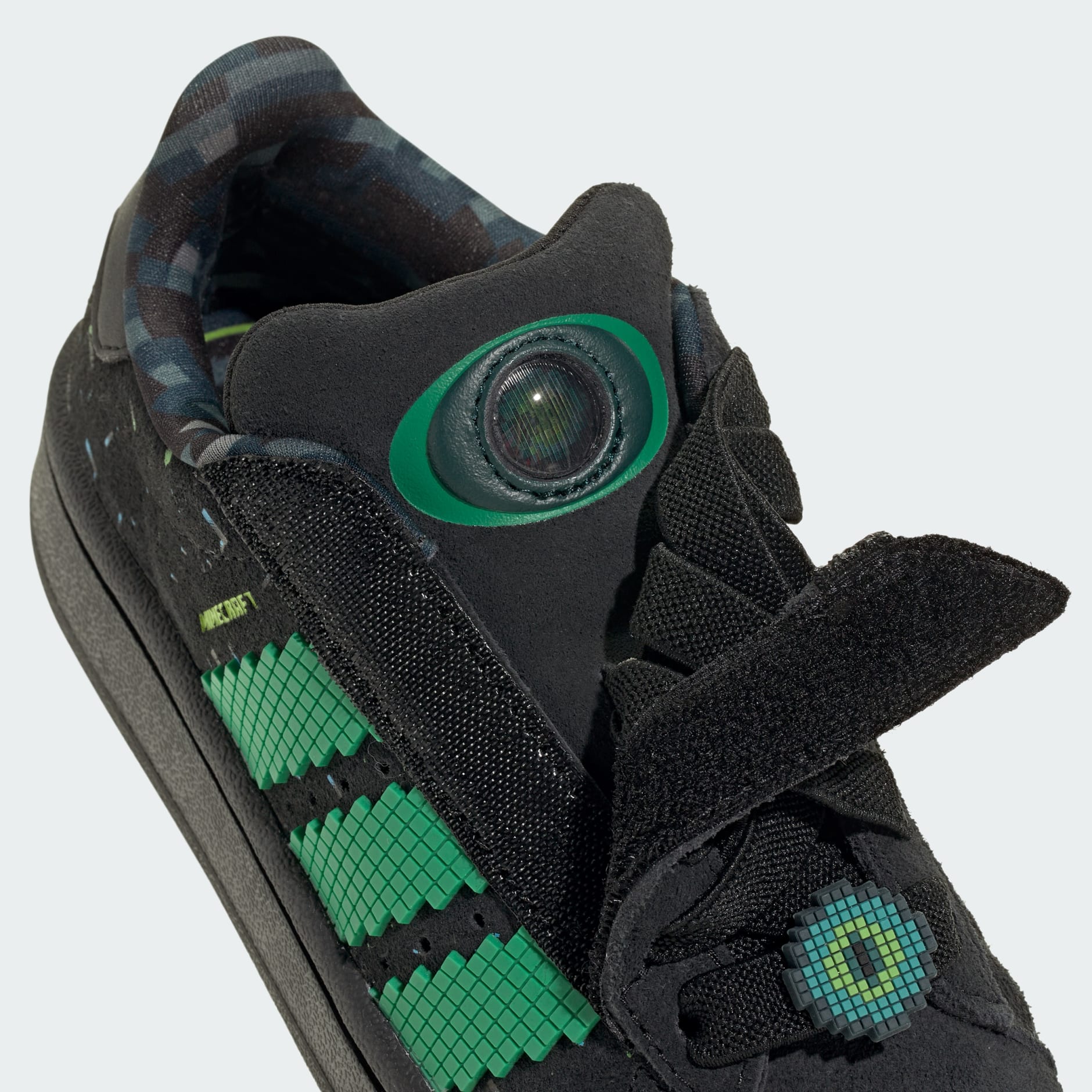 ADIDAS MINECRAFT CAMPUS 00s COMFORT CLOSURE ELASTIC LACE SHOES