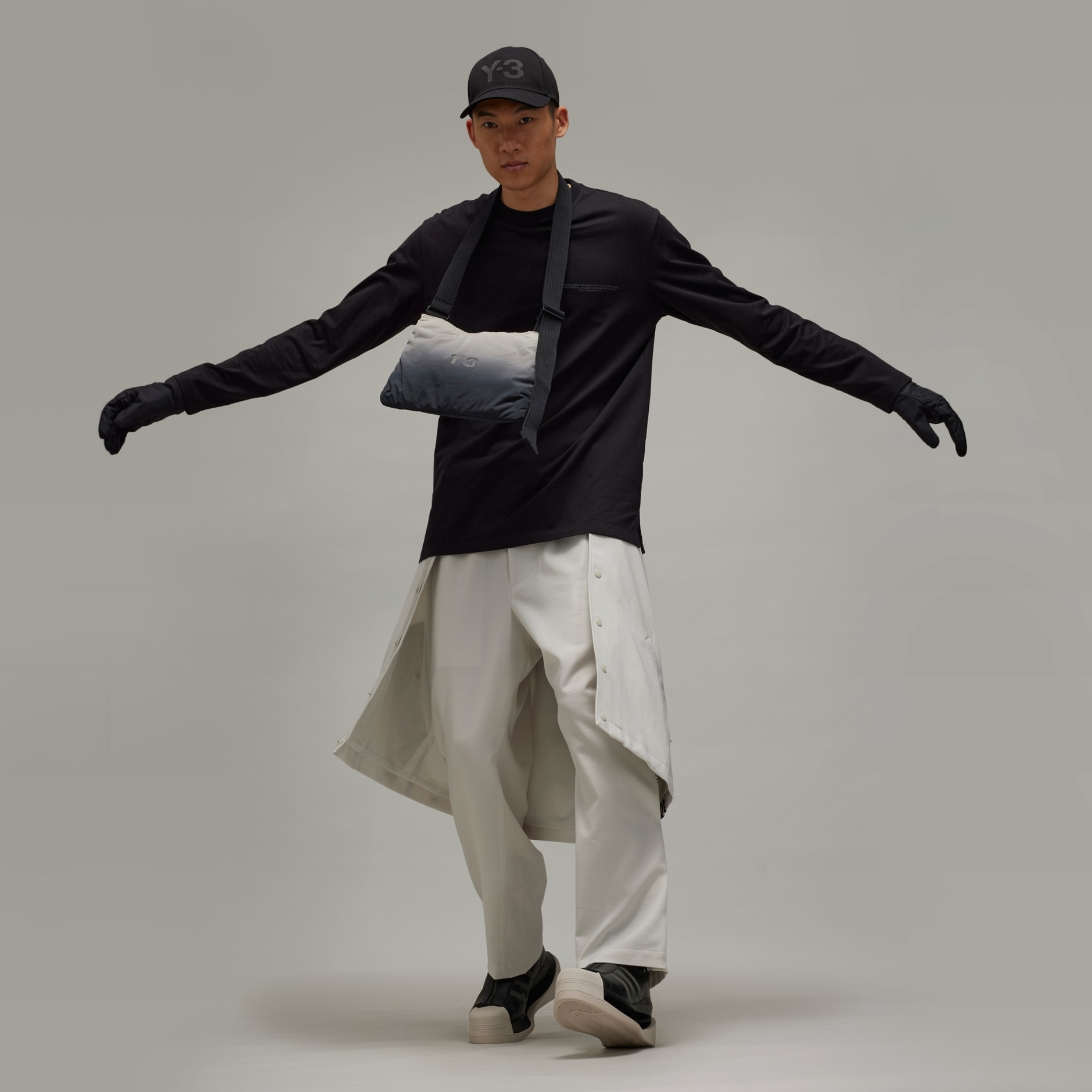 Y-3 Logo Long Sleeve Tee