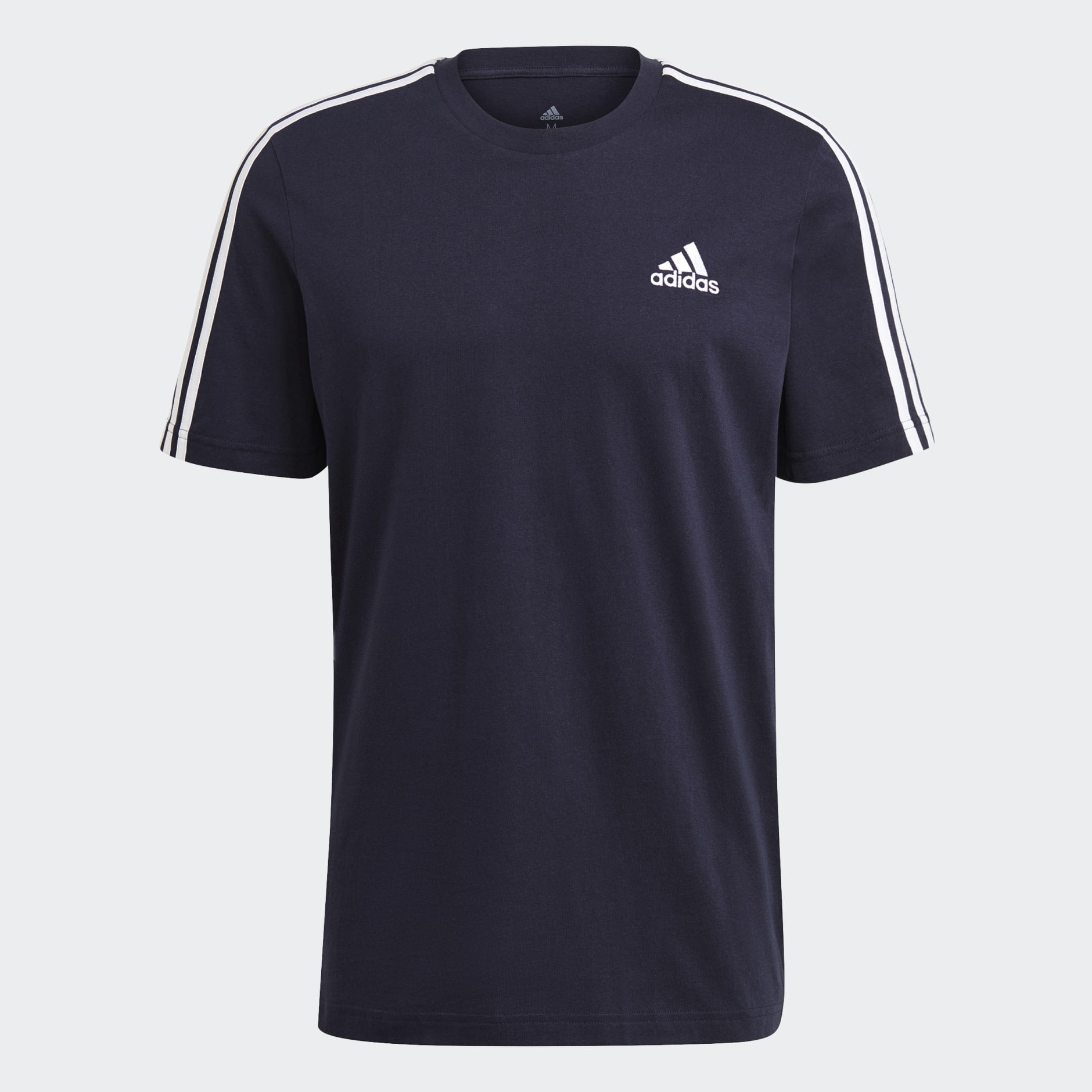 Adidas 3 outlet stripe tee