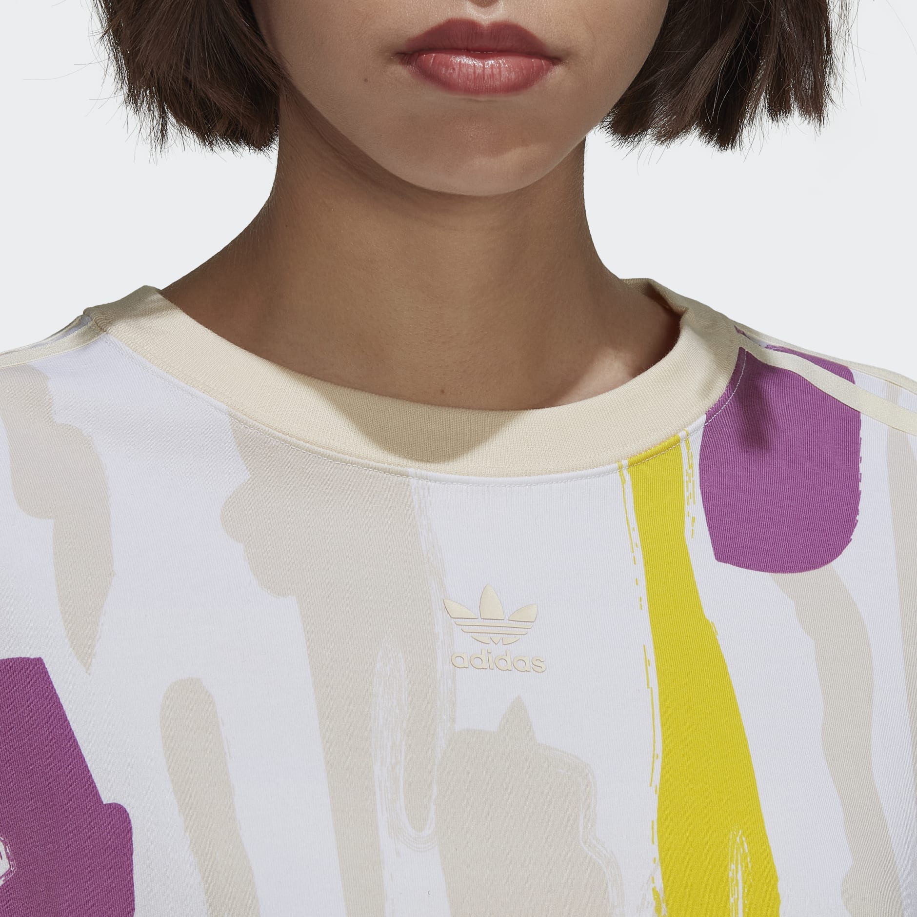 Thebe Magugu Allover Print Crop Tee