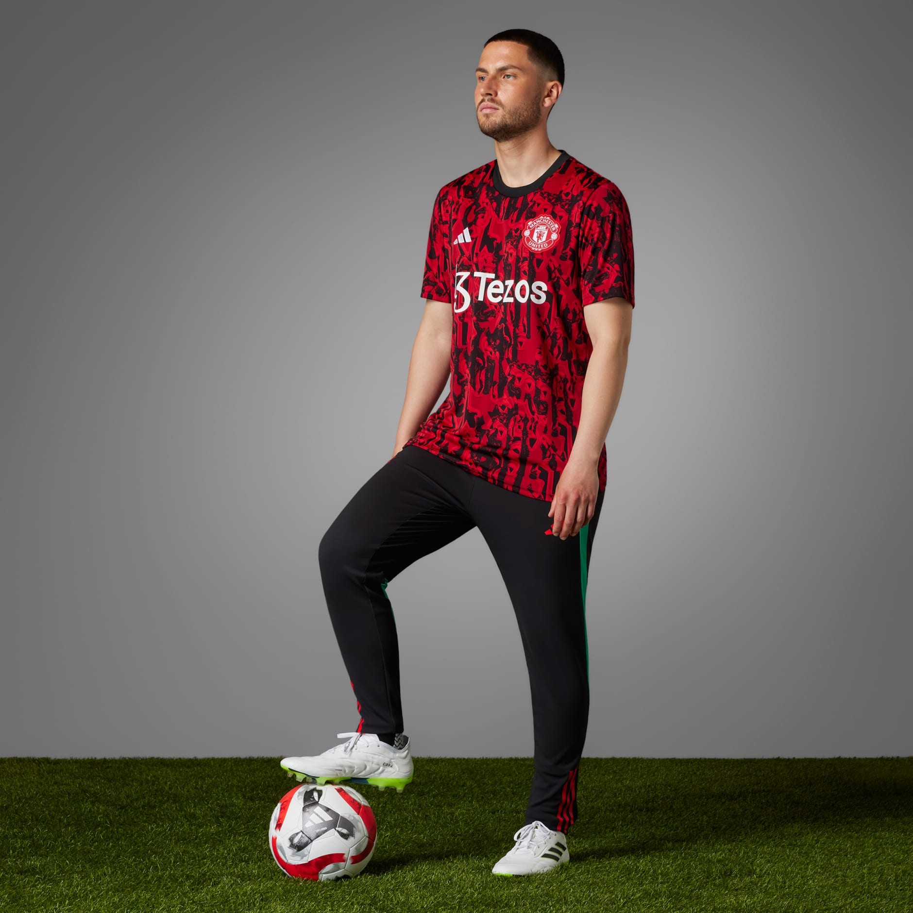 adidas Manchester United Pre-Match Jersey - Red | adidas UAE