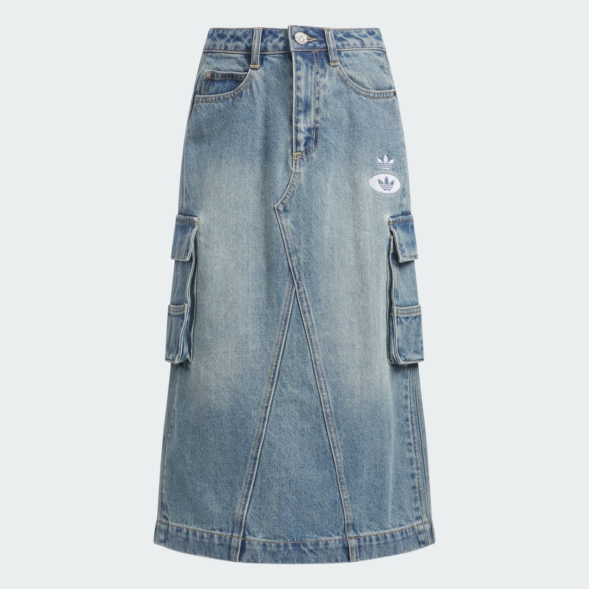 Racing V-Day Denim Skirt - Multicolor | adidas Hong Kong