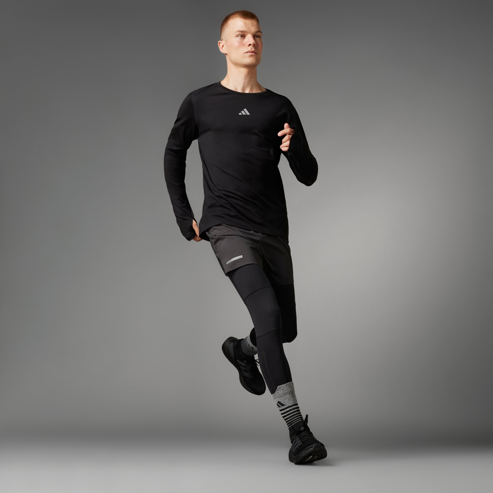 adidas Ultimate Running Conquer the Elements Merino Long Sleeve