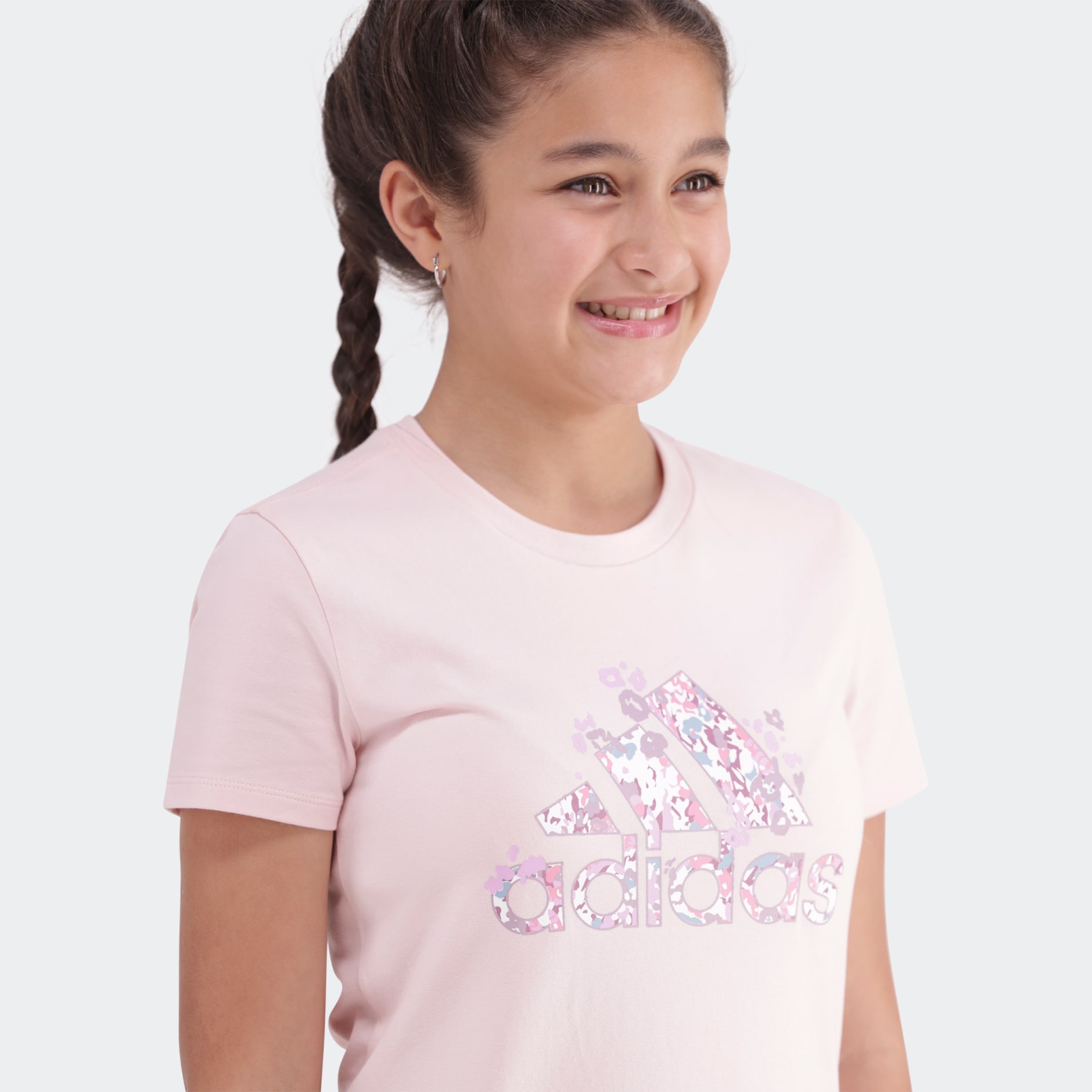 Floral Badge of Sport Graphic T-Shirt