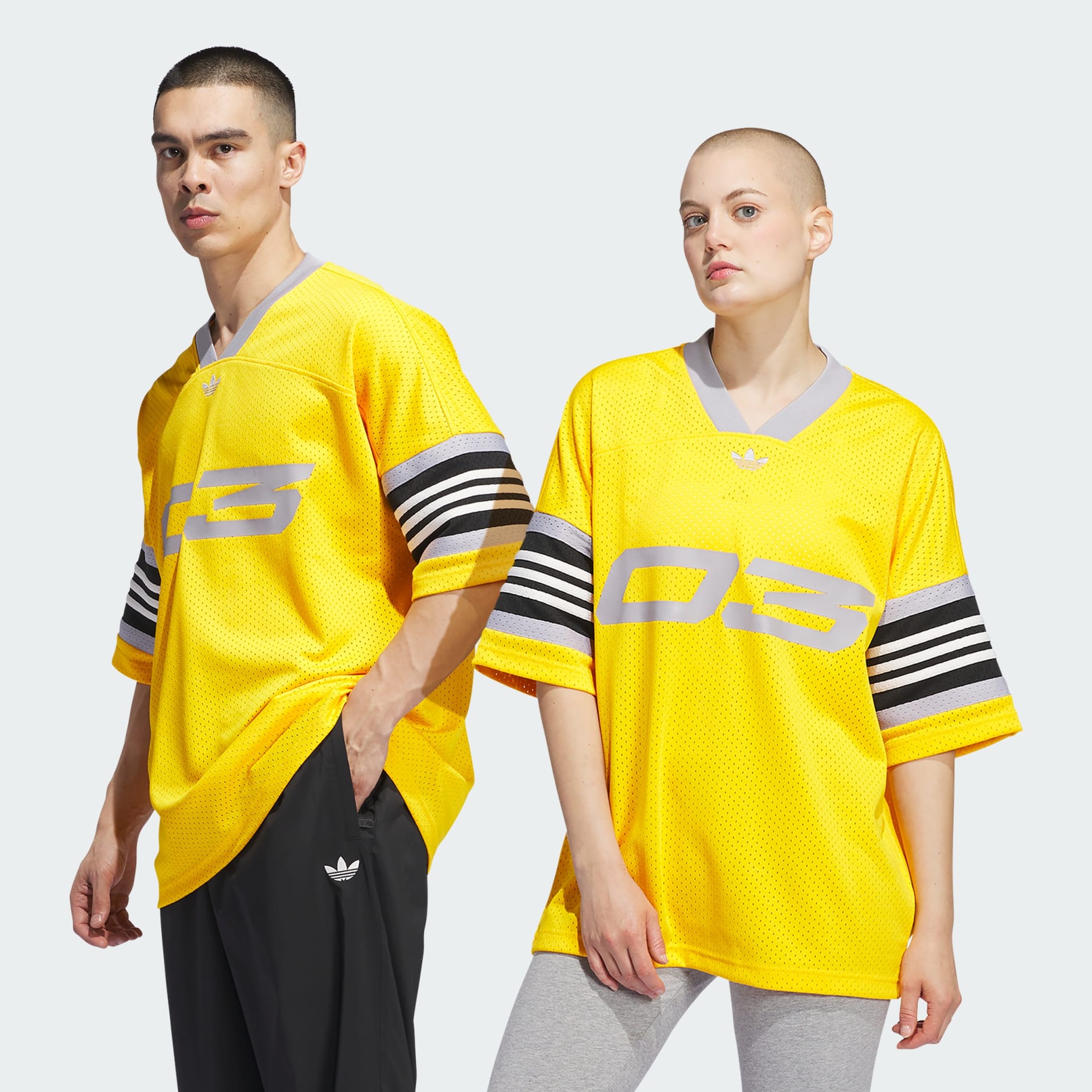 Adidas jersey yellow on sale