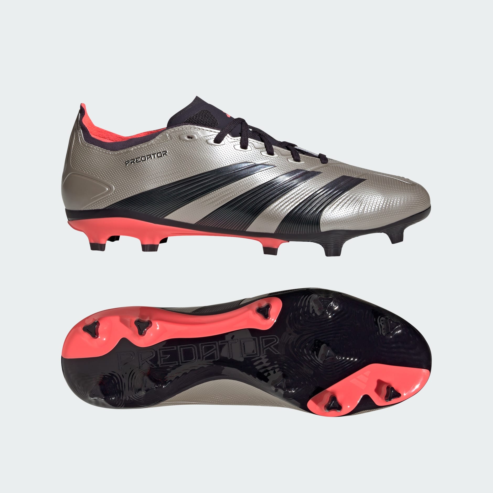 adidas Chaussure Predator League Terrain souple Gris