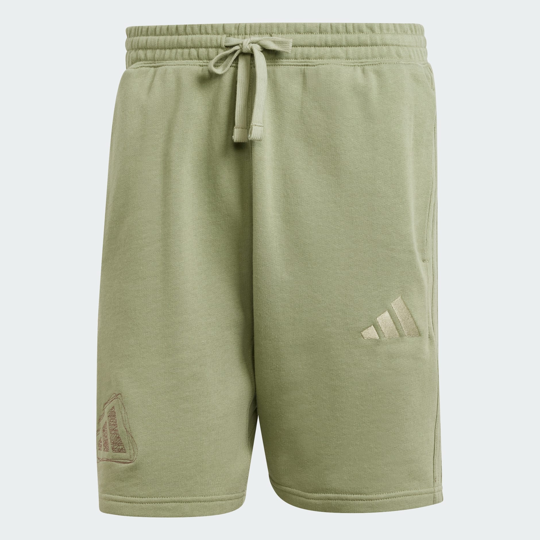 adidas ALL SZN French Terry Graphic Seasonal Shorts Green adidas KE