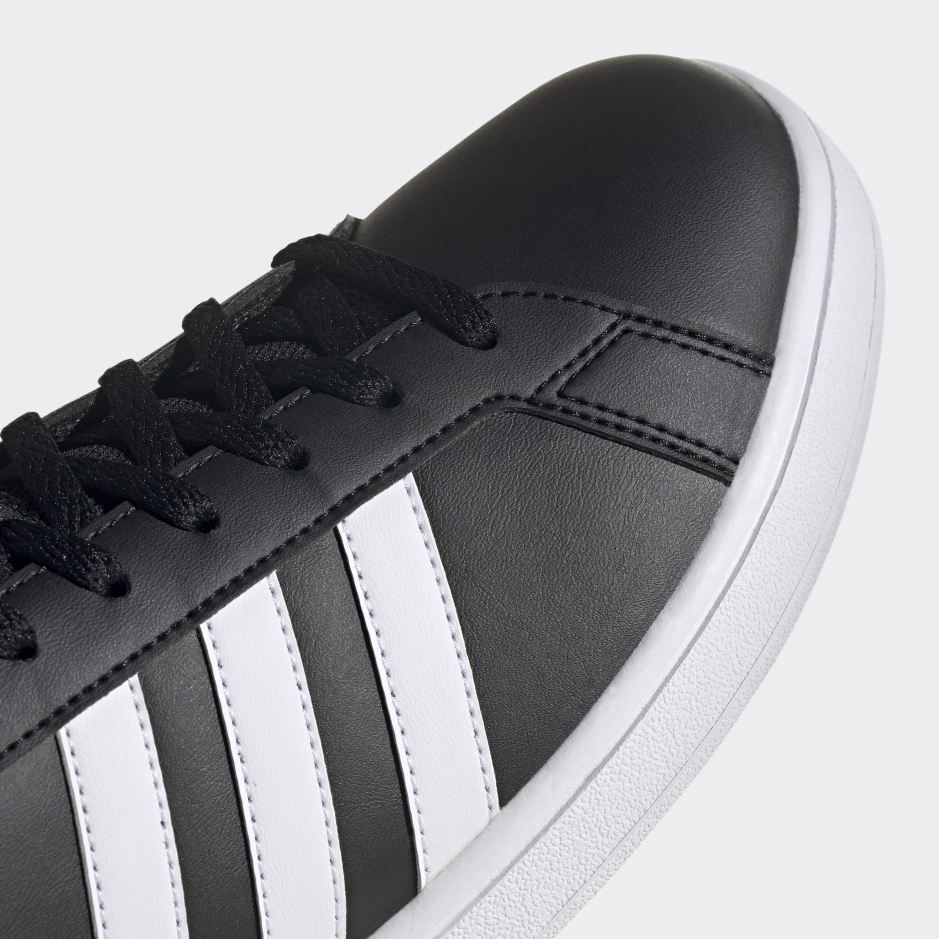 Men's Shoes - Grand Court Base Shoes - Black | adidas Saudi Arabia