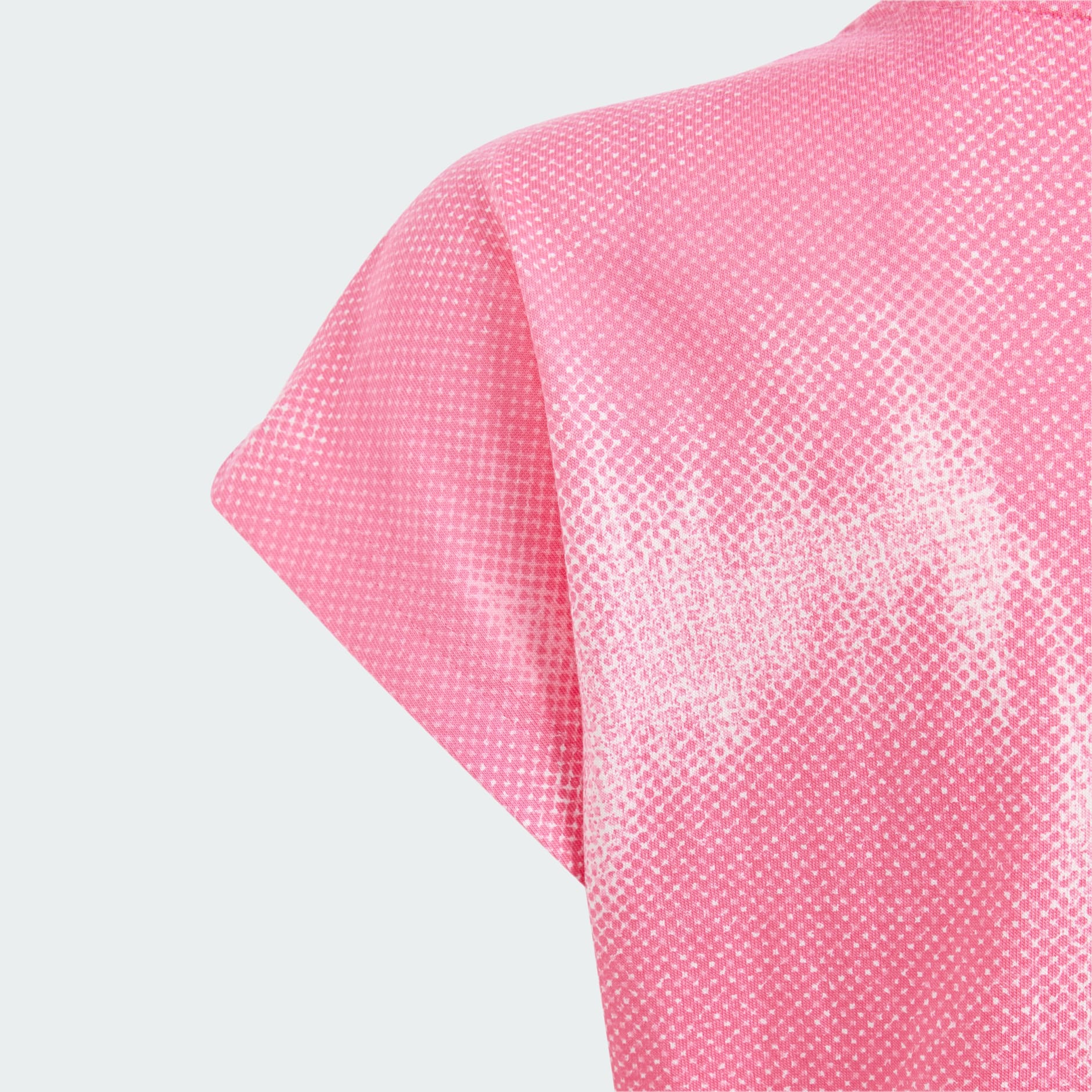 adidas Future Icons Allover Print Cotton Tee Kids - Pink