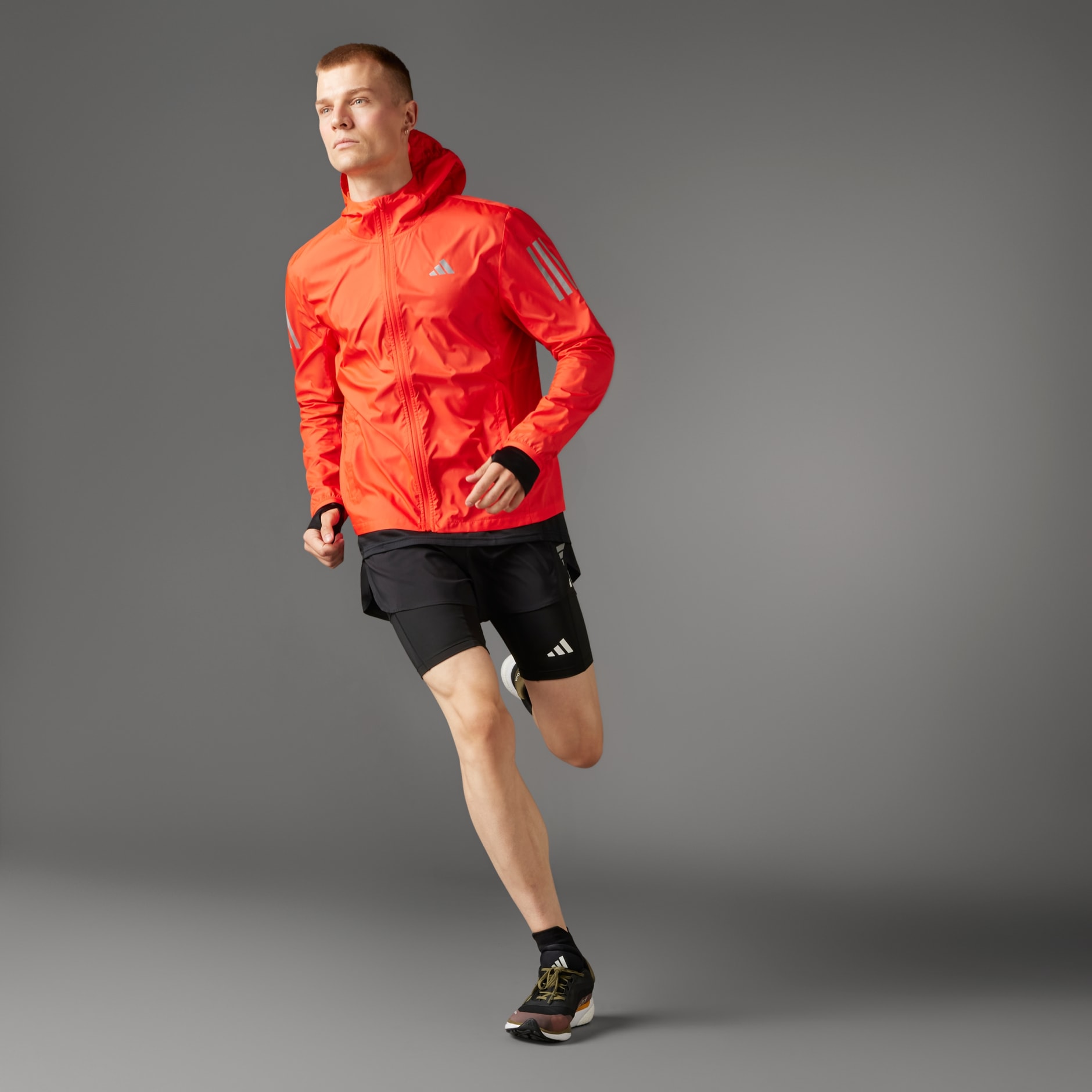 Men's Clothing - Own the Run Jacket - Red